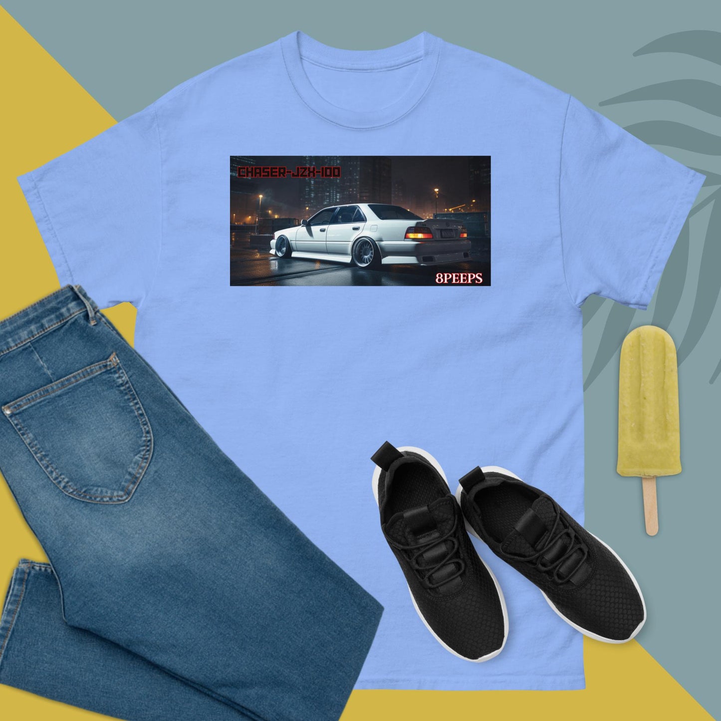 8PEEPS, Chaser-JZX-100-BackSide, Men's classic tee