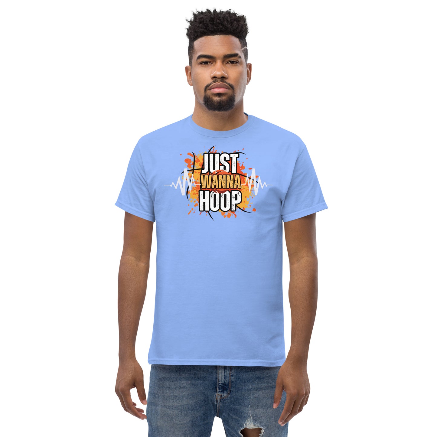 Just Wanna Hoop, Saelee Design, Men's classic tee