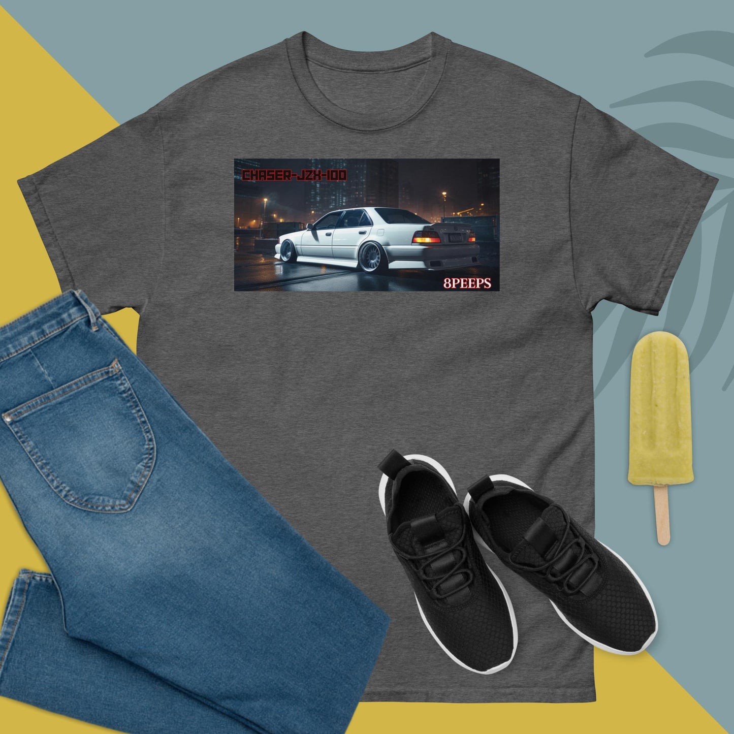 8PEEPS, Chaser-JZX-100-BackSide, Men's classic tee