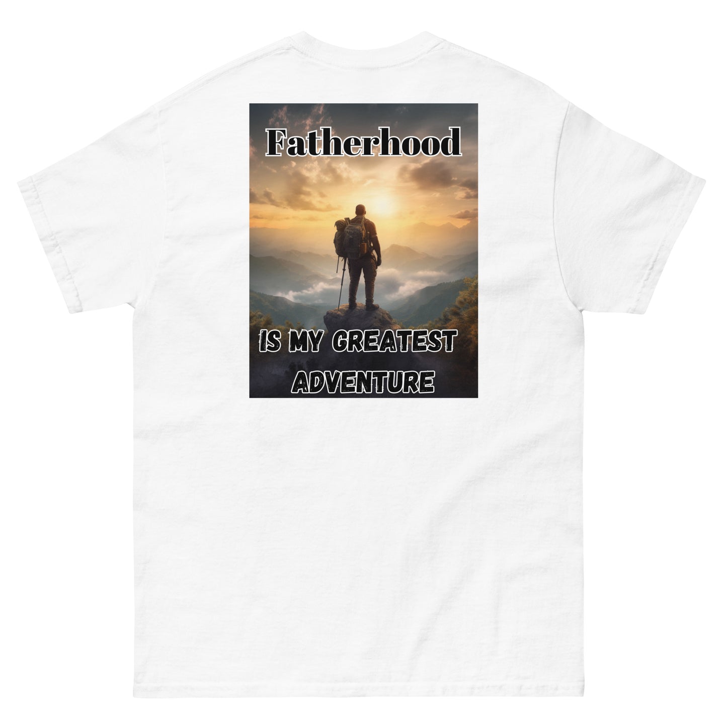 FatherHood is my Greatest Adventure, Men's classic tee