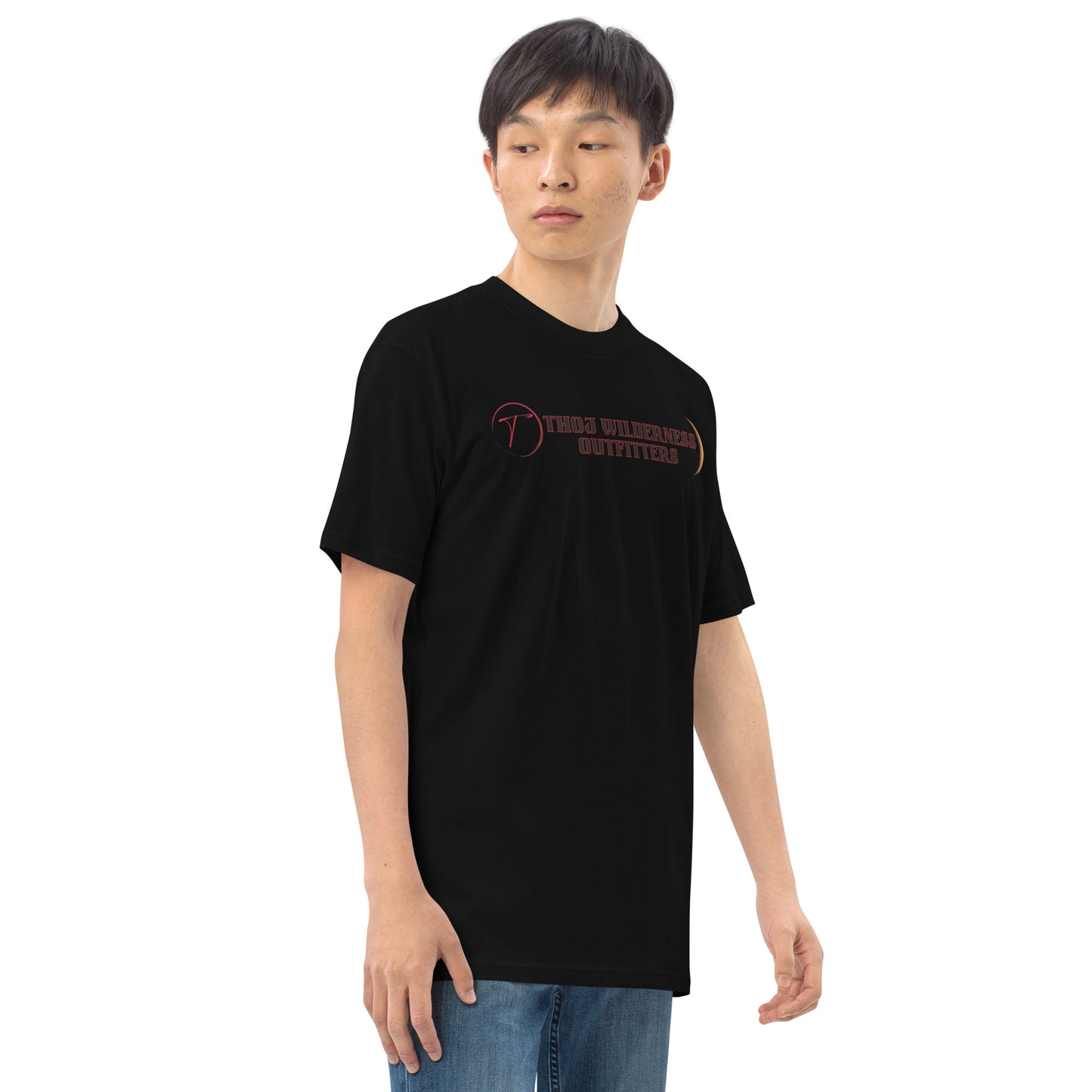 Always Late Because PooPooing, Men’s premium heavyweight tee