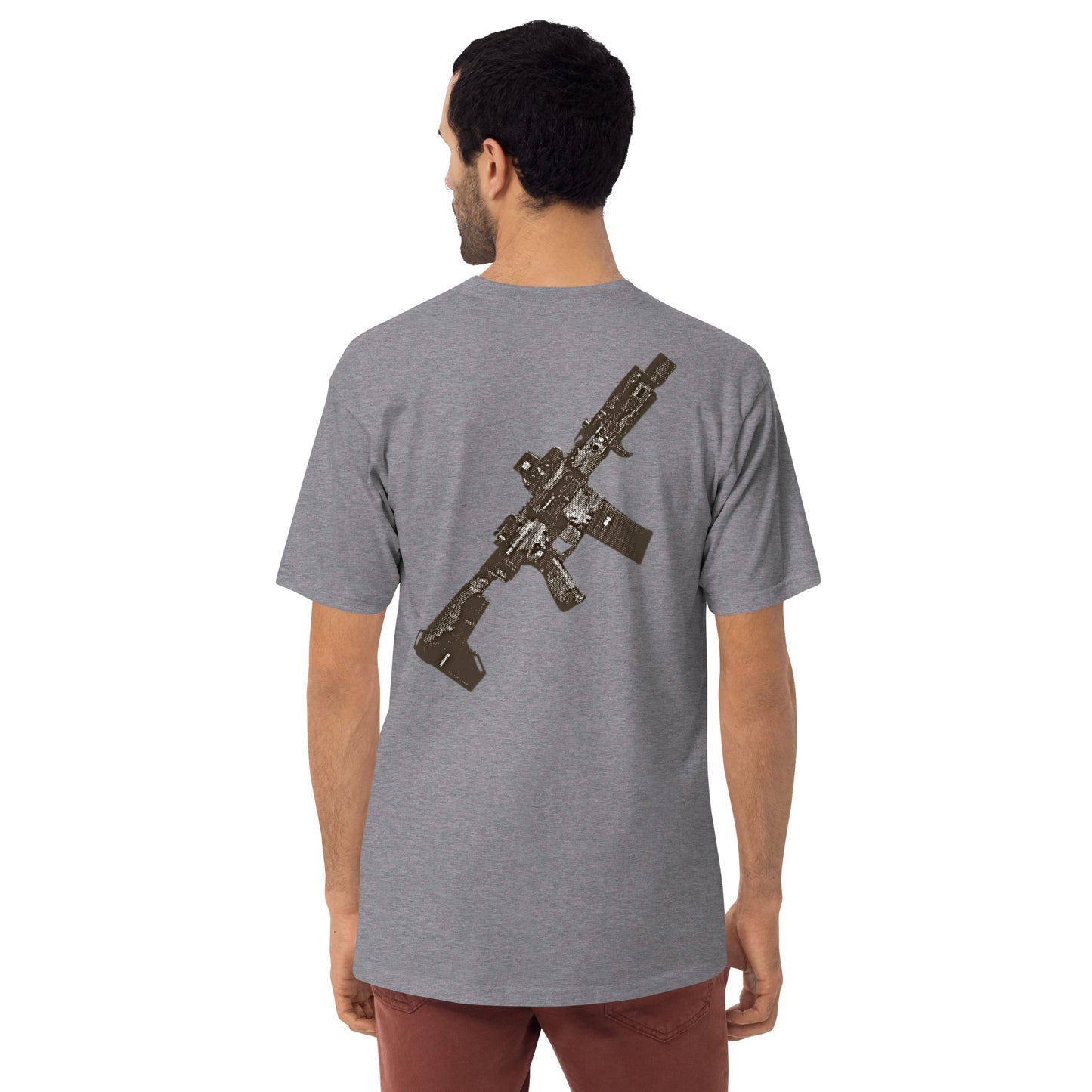 I'm a Proud Dad and I Can't Keep Calm, Men’s premium heavyweight tee