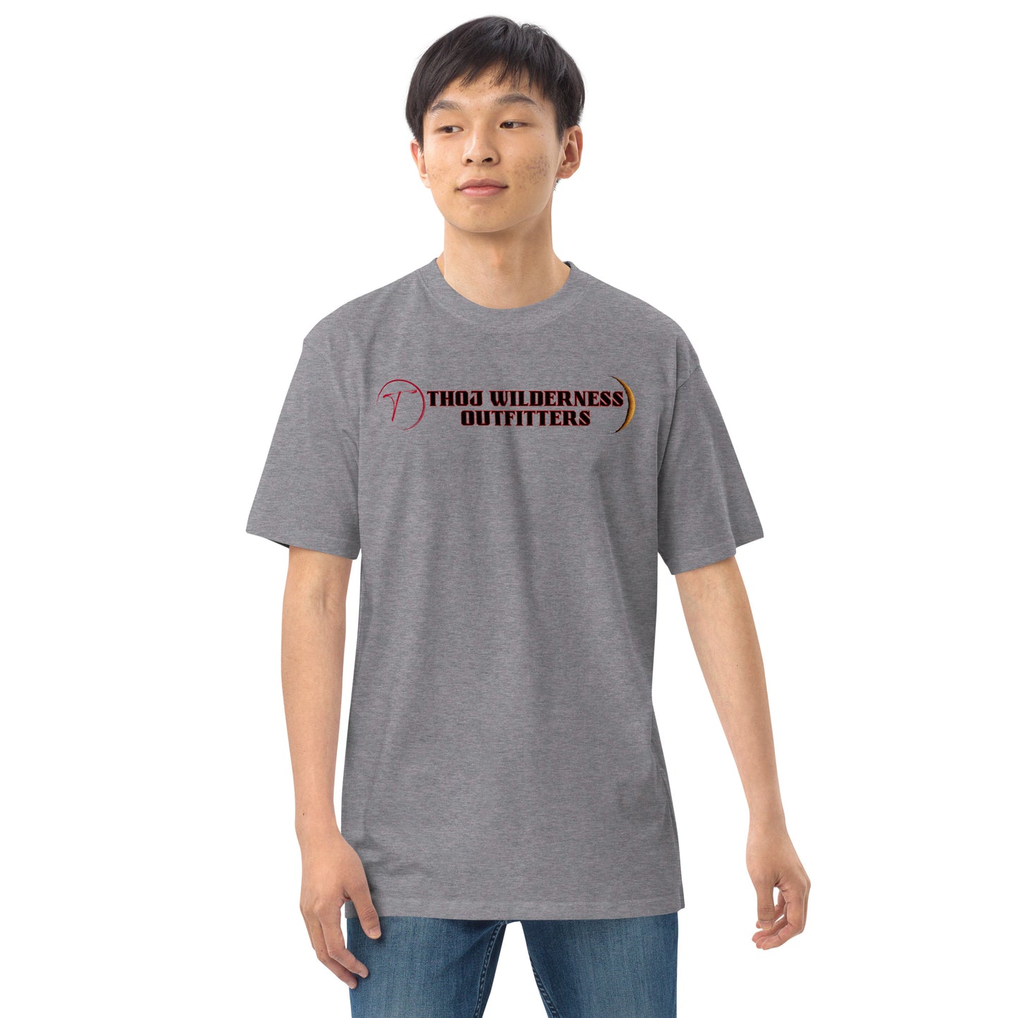 Always Late Because PooPooing, Men’s premium heavyweight tee