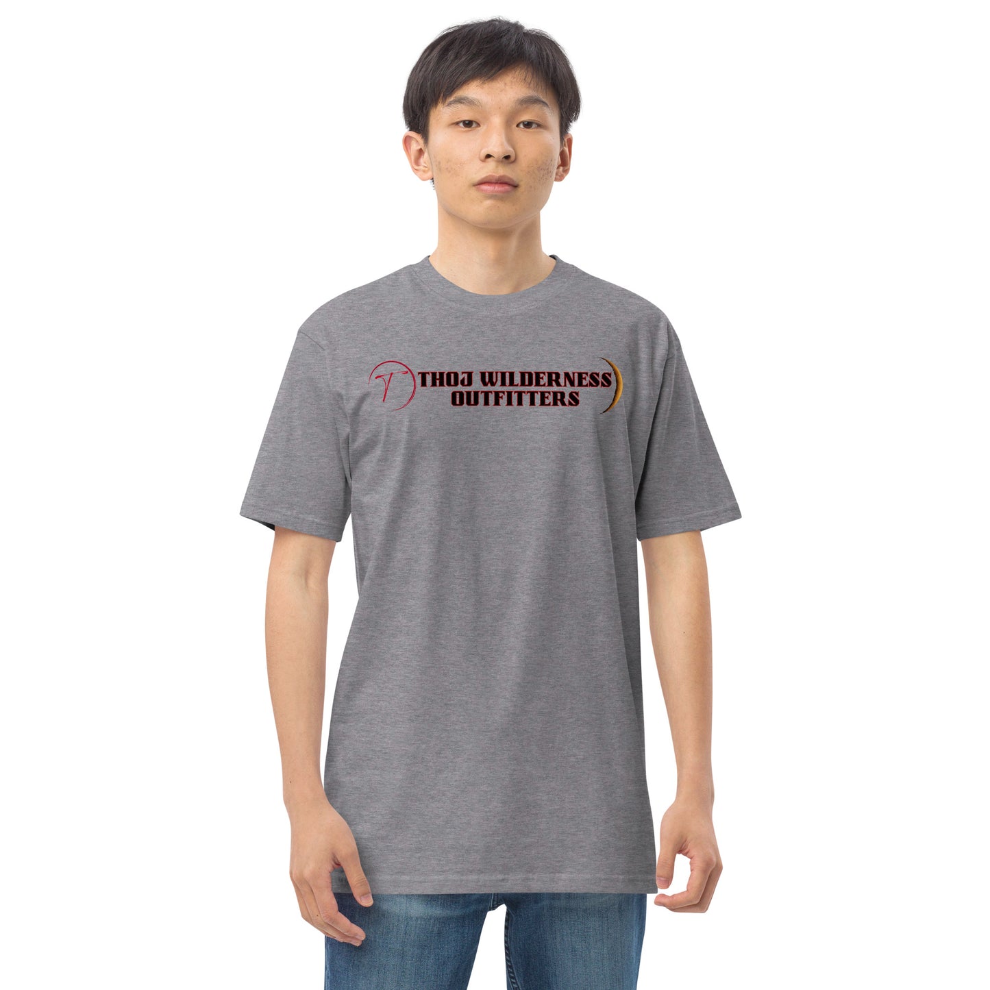 Always Late Because PooPooing, Men’s premium heavyweight tee