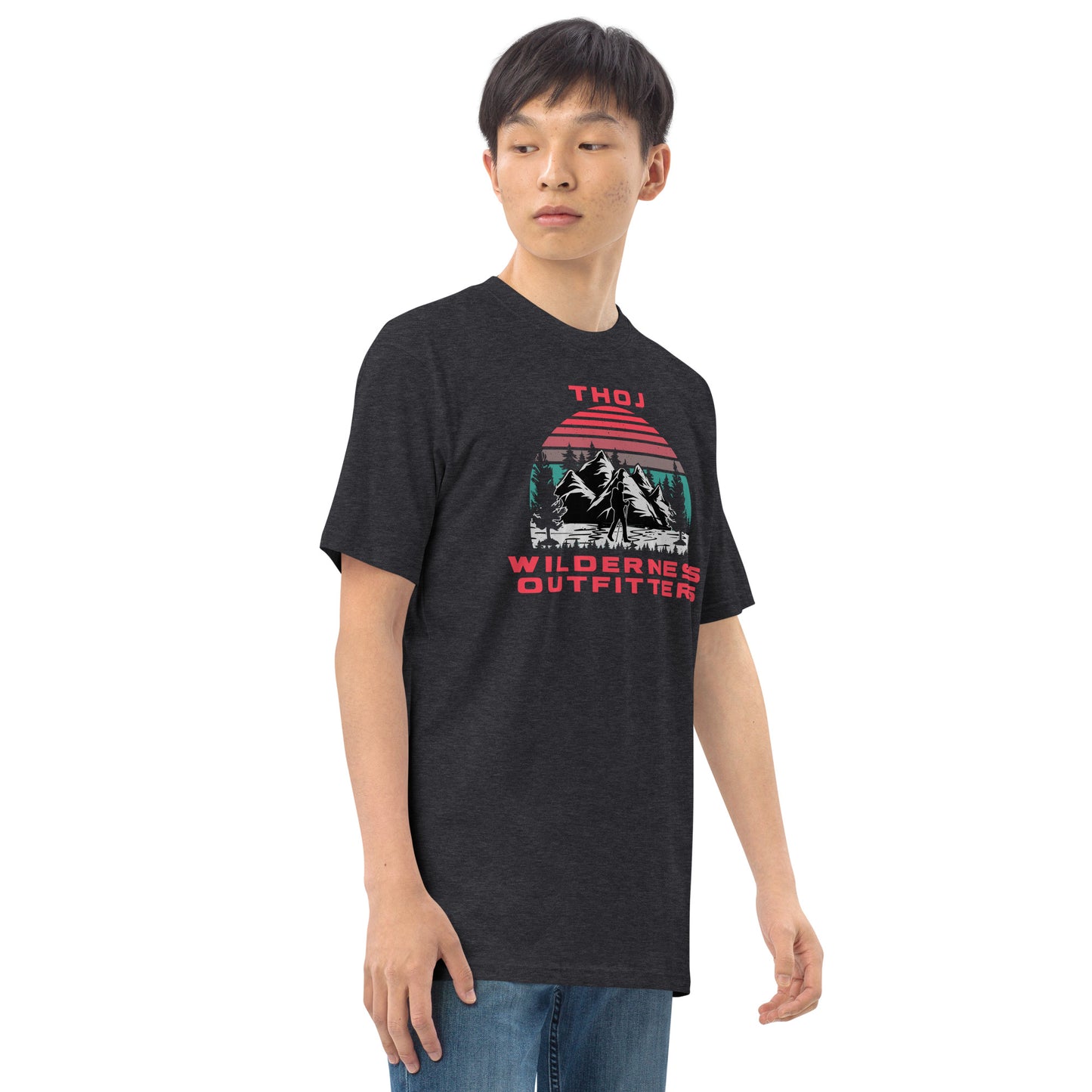 Thoj Wilderness Outfitters Hiker, Men’s premium heavyweight tee