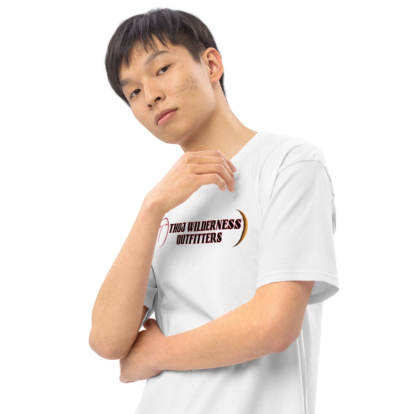 Always Late Because PooPooing, Men’s premium heavyweight tee