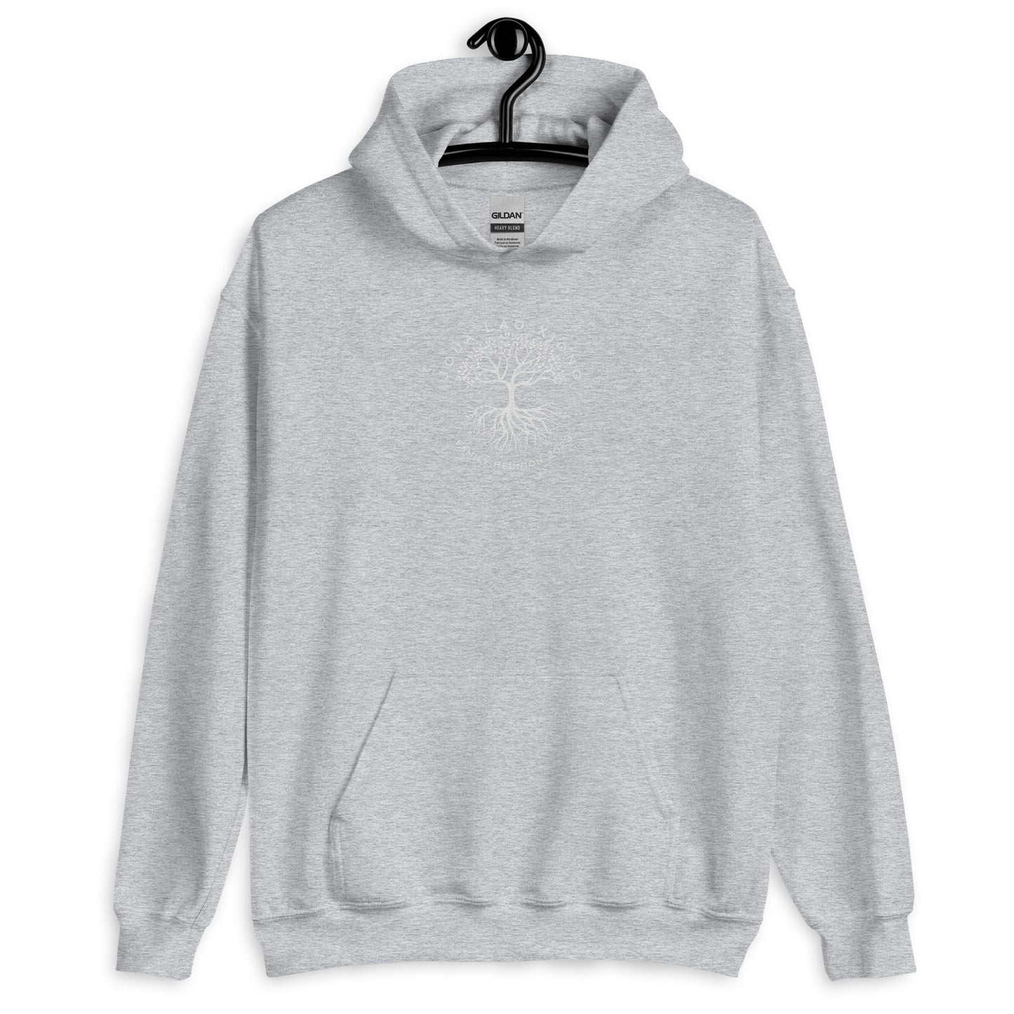 Embordery Center, Joua Lao White-Unisex Hoodie