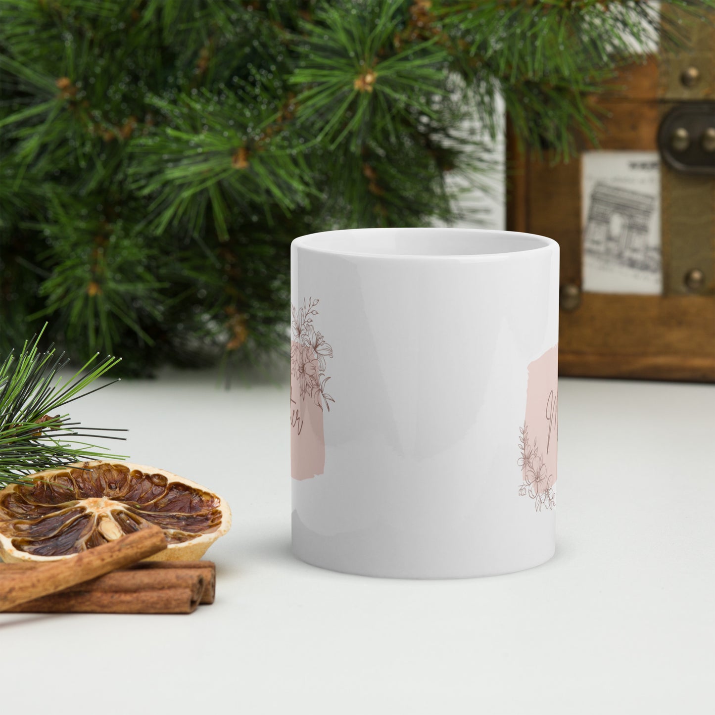 Mother, White glossy mug