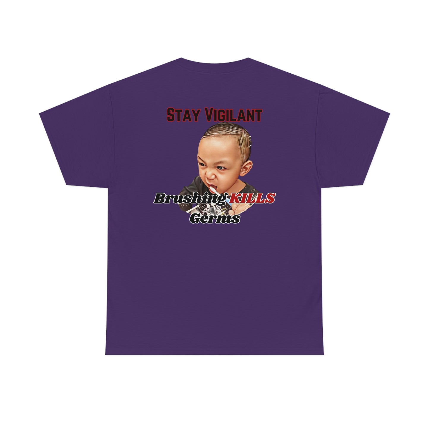Stay Vigilant, Sawyer Brushing, Unisex Heavy Cotton Tee