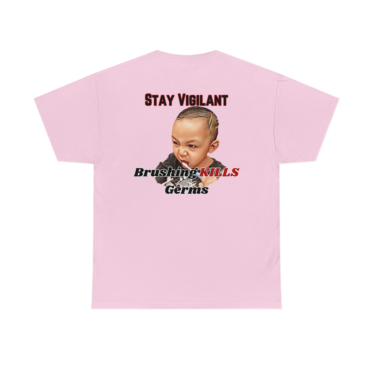 Stay Vigilant, Sawyer Brushing, Unisex Heavy Cotton Tee