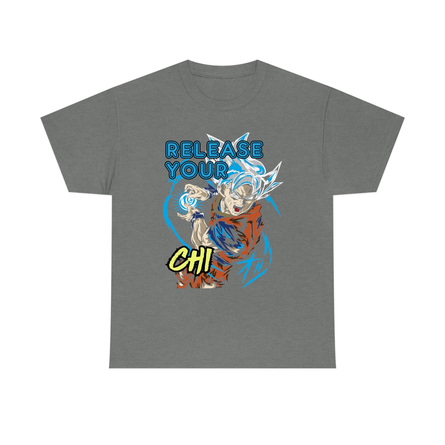 Release Your Chi, Goku Unisex Heavy Cotton Tee