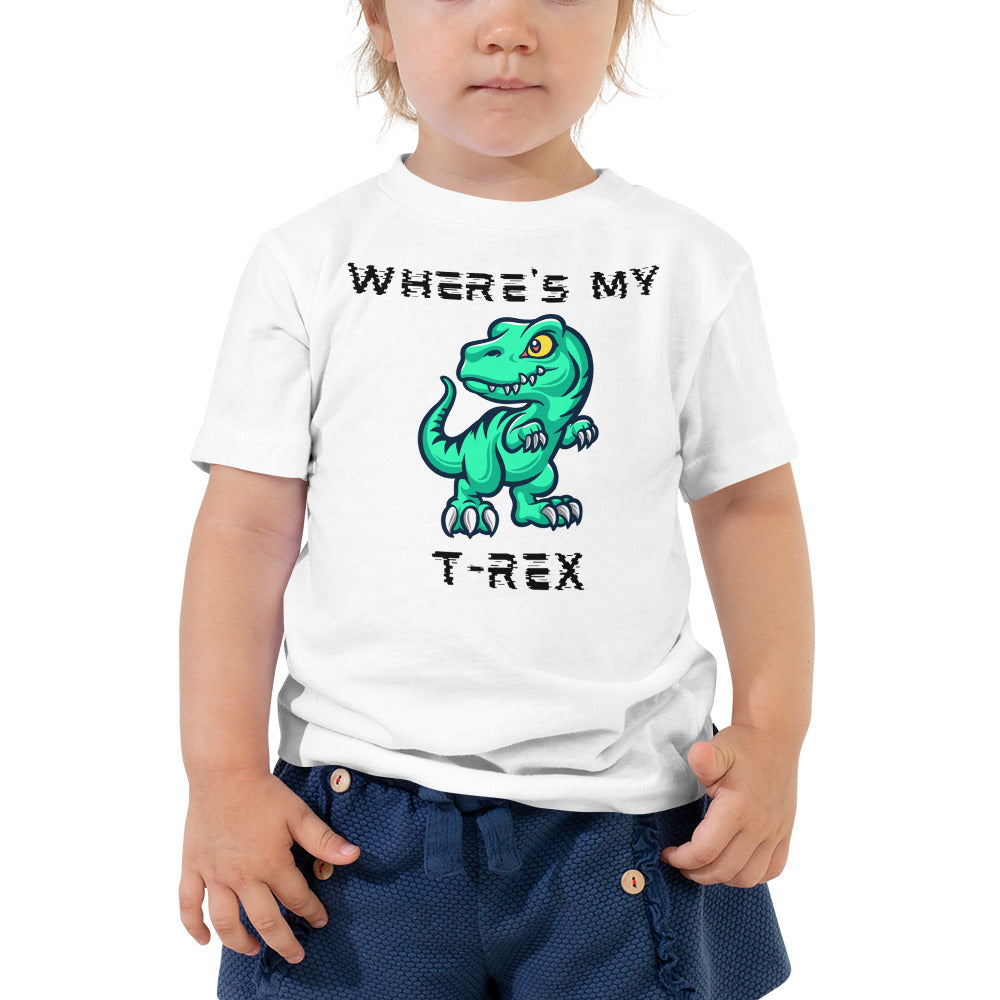 Wheres My T-REX, Toddler Short Sleeve Tee