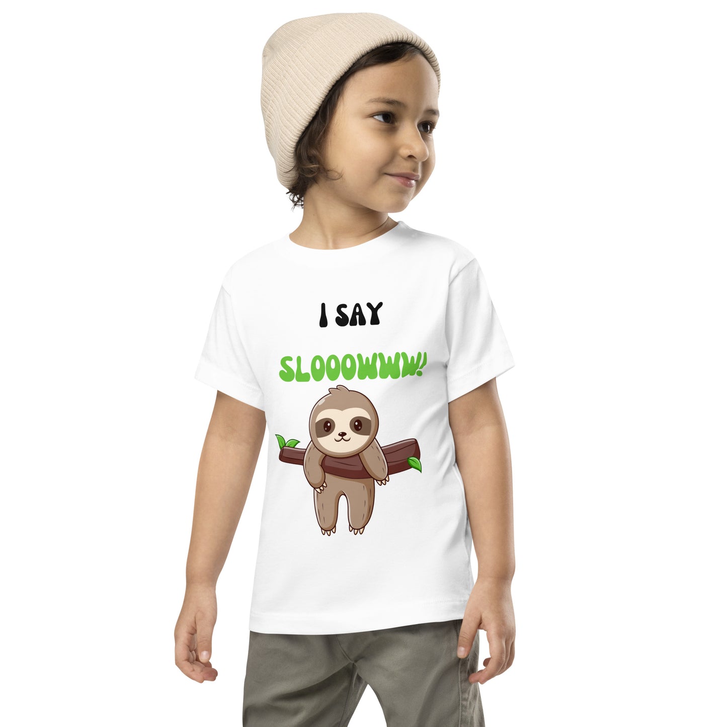 I Say Slow,Toddler Short Sleeve Tee