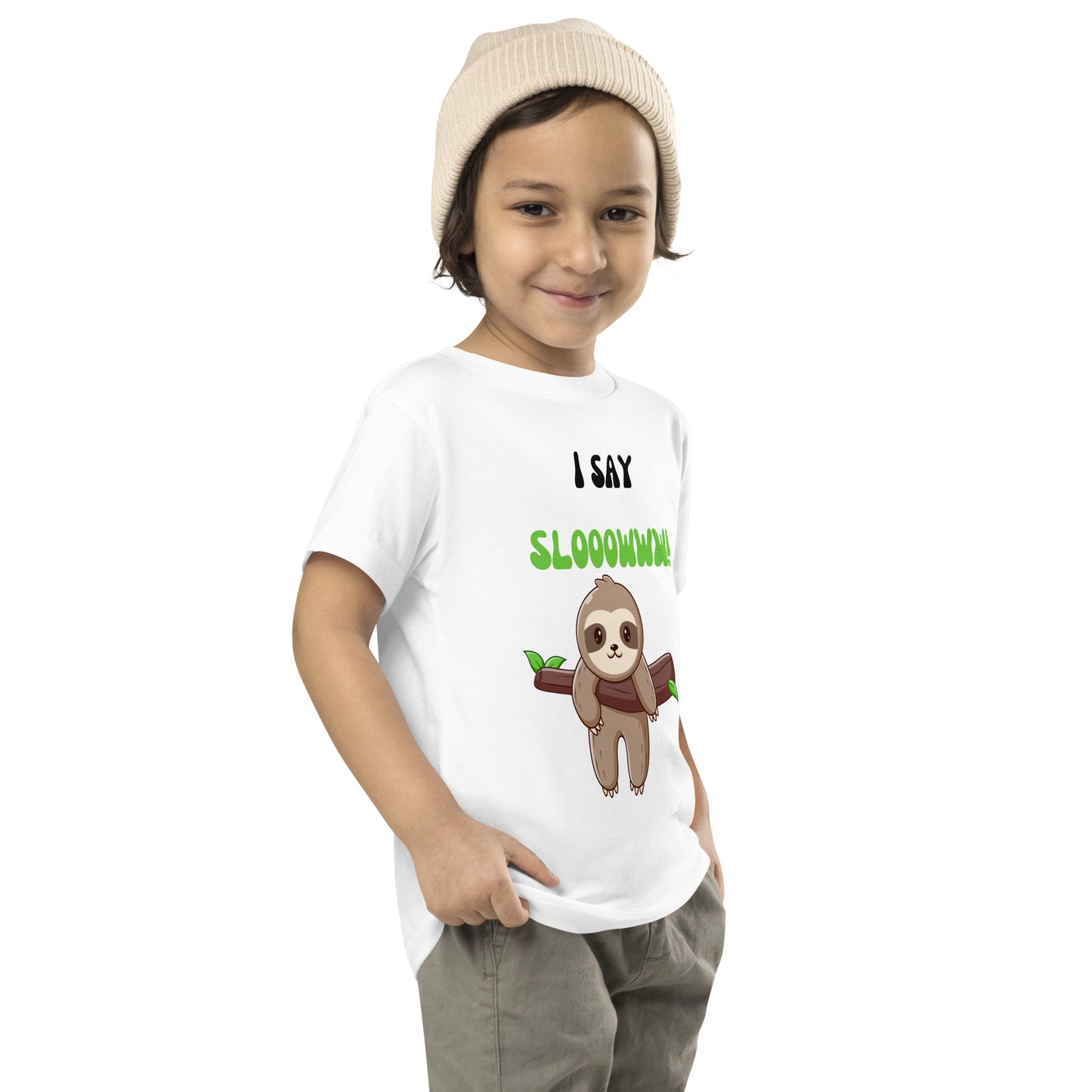 I Say Slow,Toddler Short Sleeve Tee