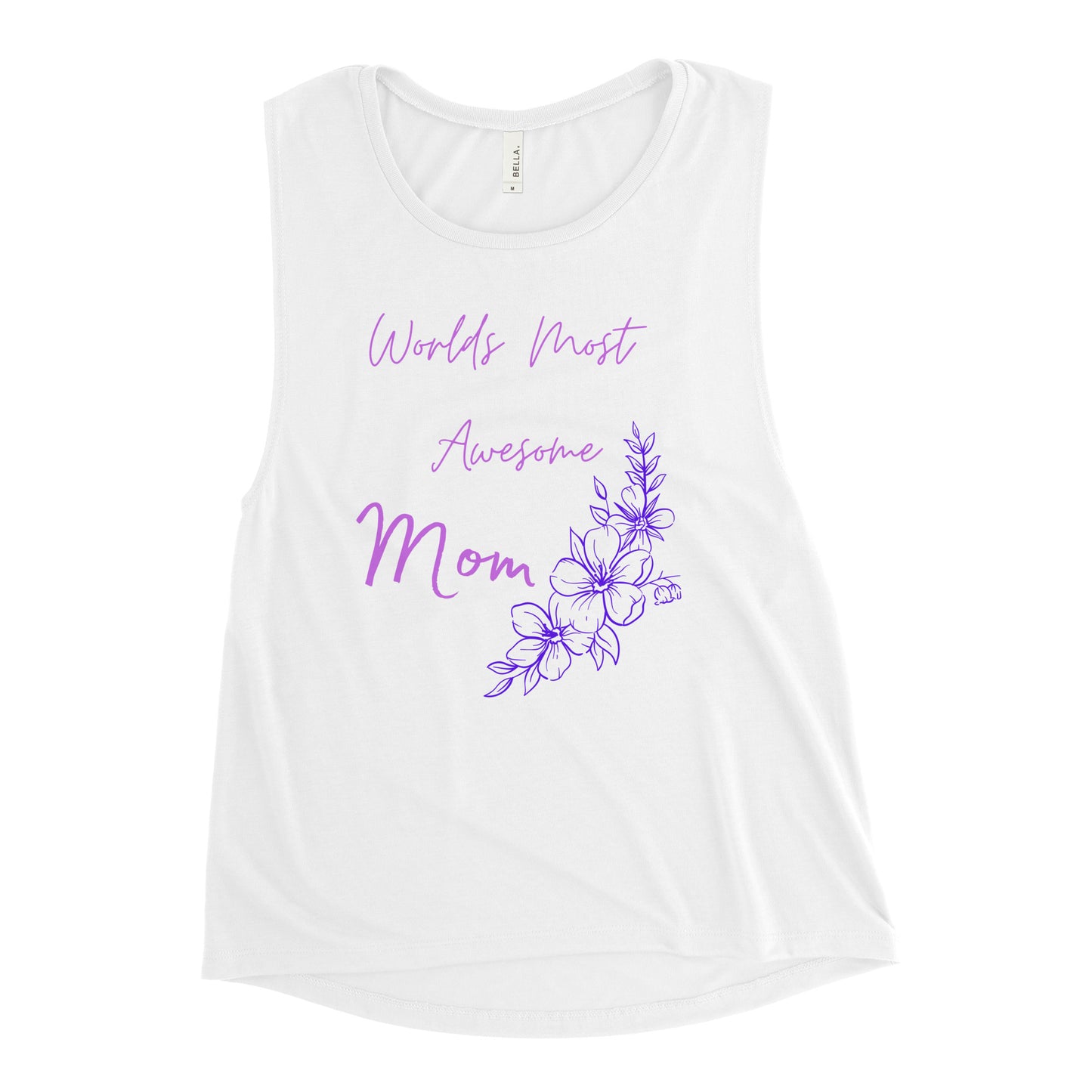 Worlds Most Awesome Mom, Ladies’ Muscle Tank