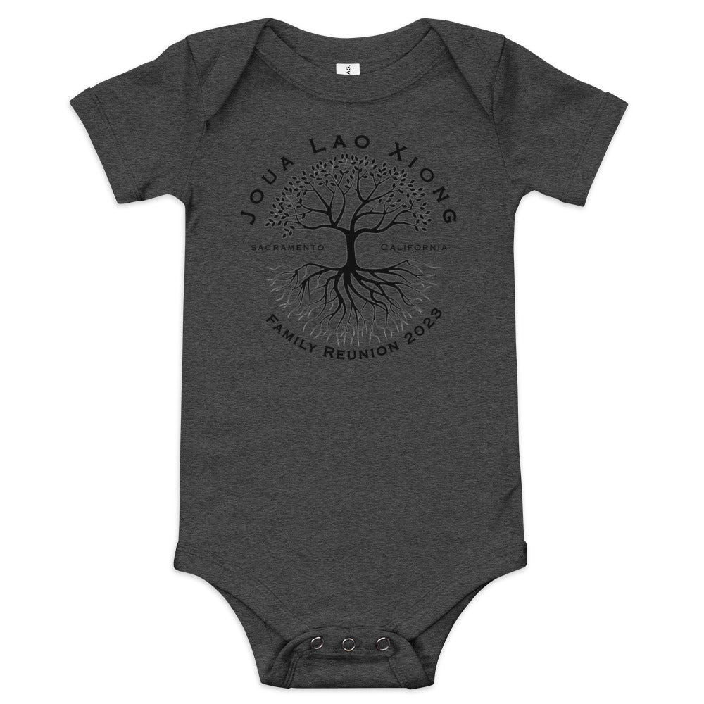 Family Reunion 2023-Tree Design-Baby short sleeve one piece