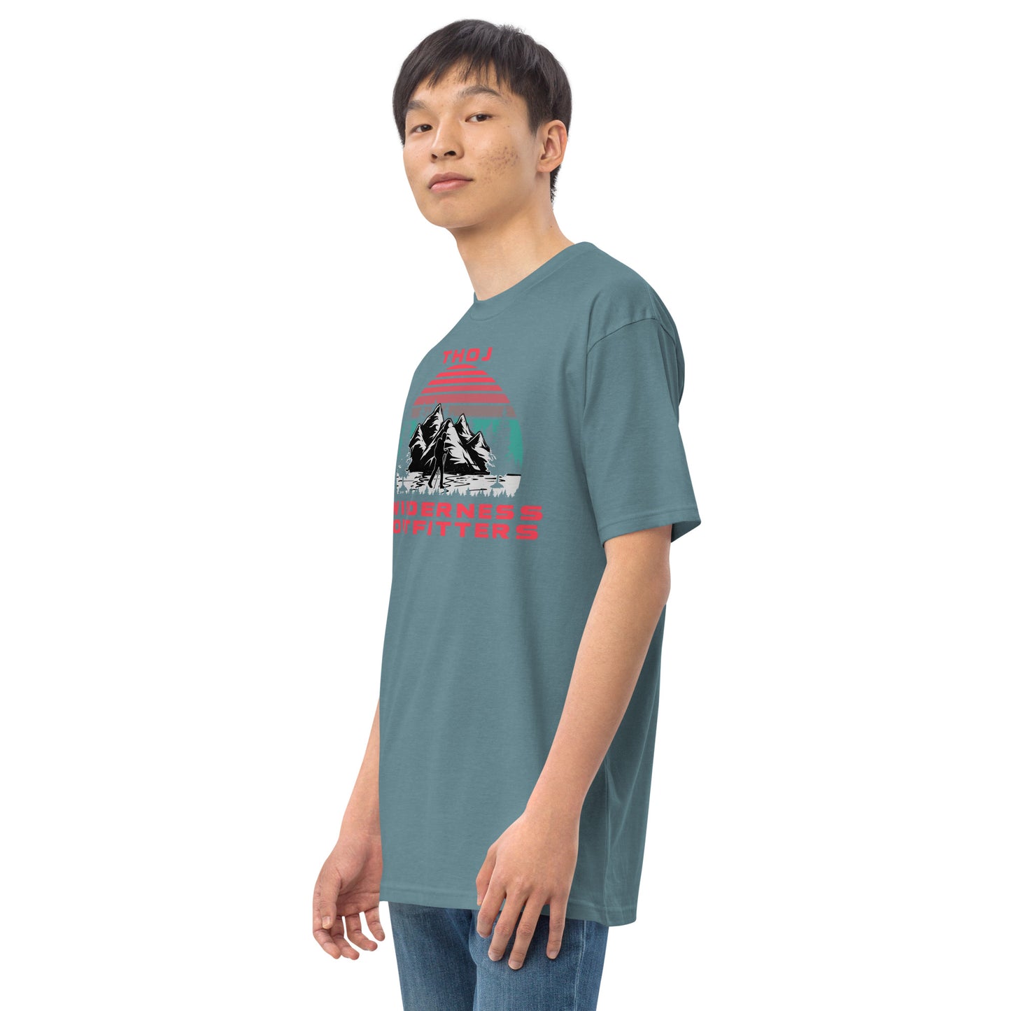 Thoj Wilderness Outfitters Hiker, Men’s premium heavyweight tee
