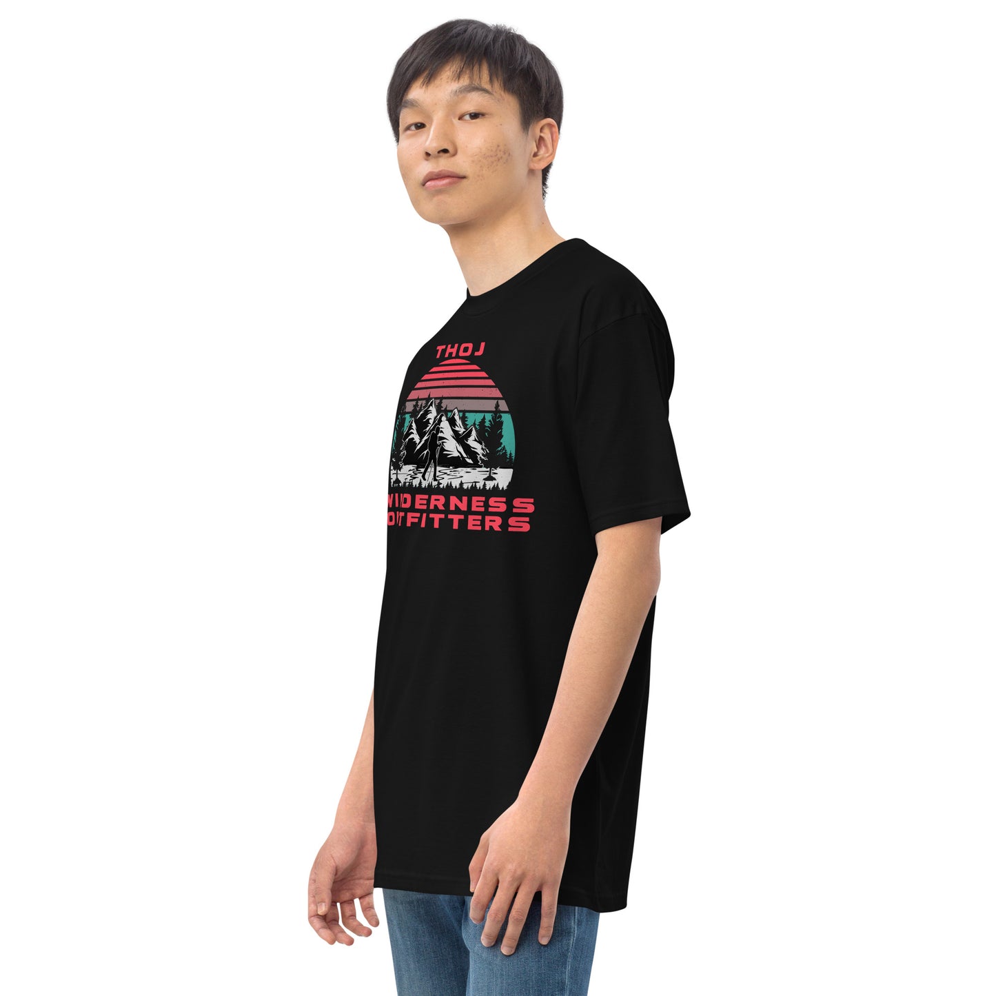 Thoj Wilderness Outfitters Hiker, Men’s premium heavyweight tee