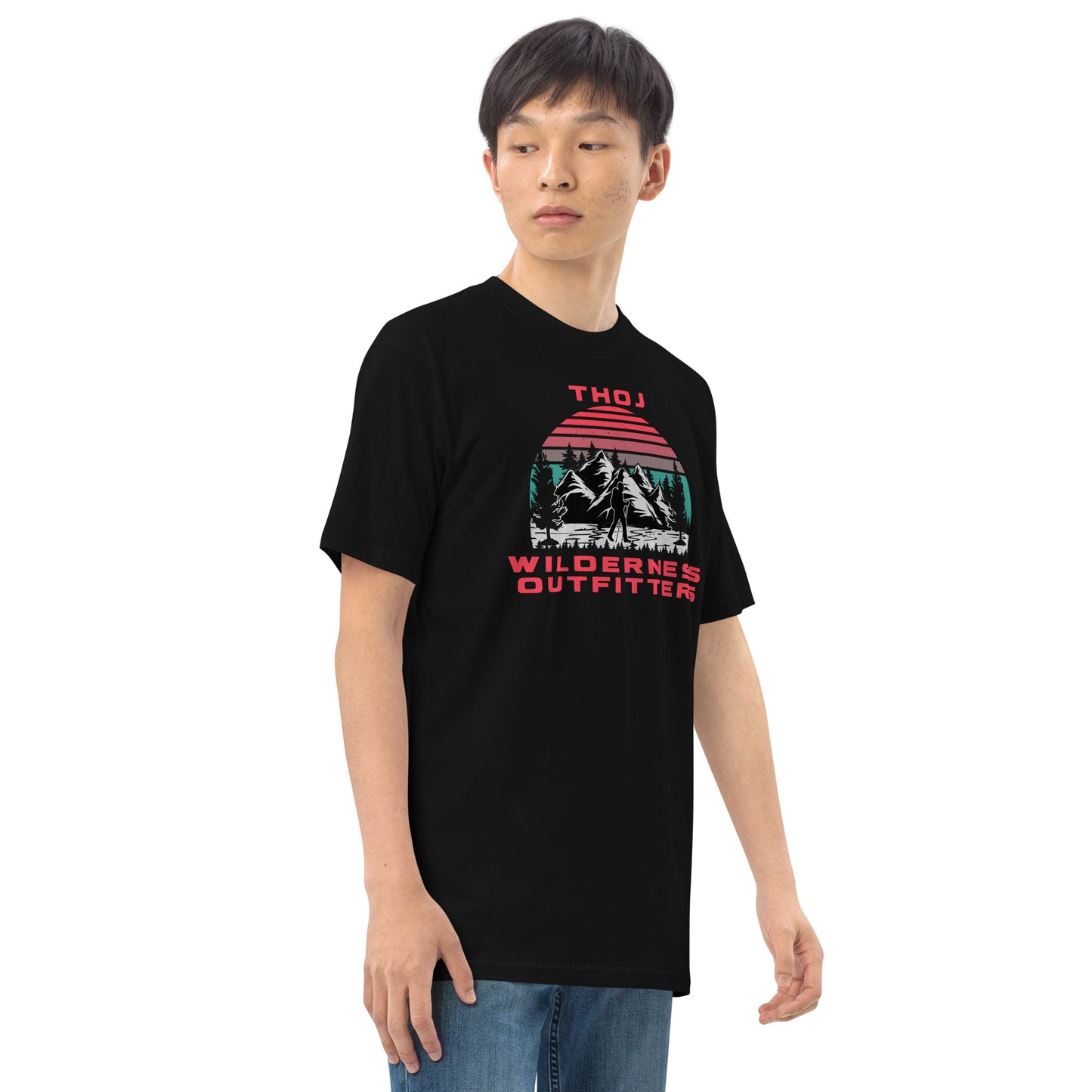 Thoj Wilderness Outfitters Hiker, Men’s premium heavyweight tee