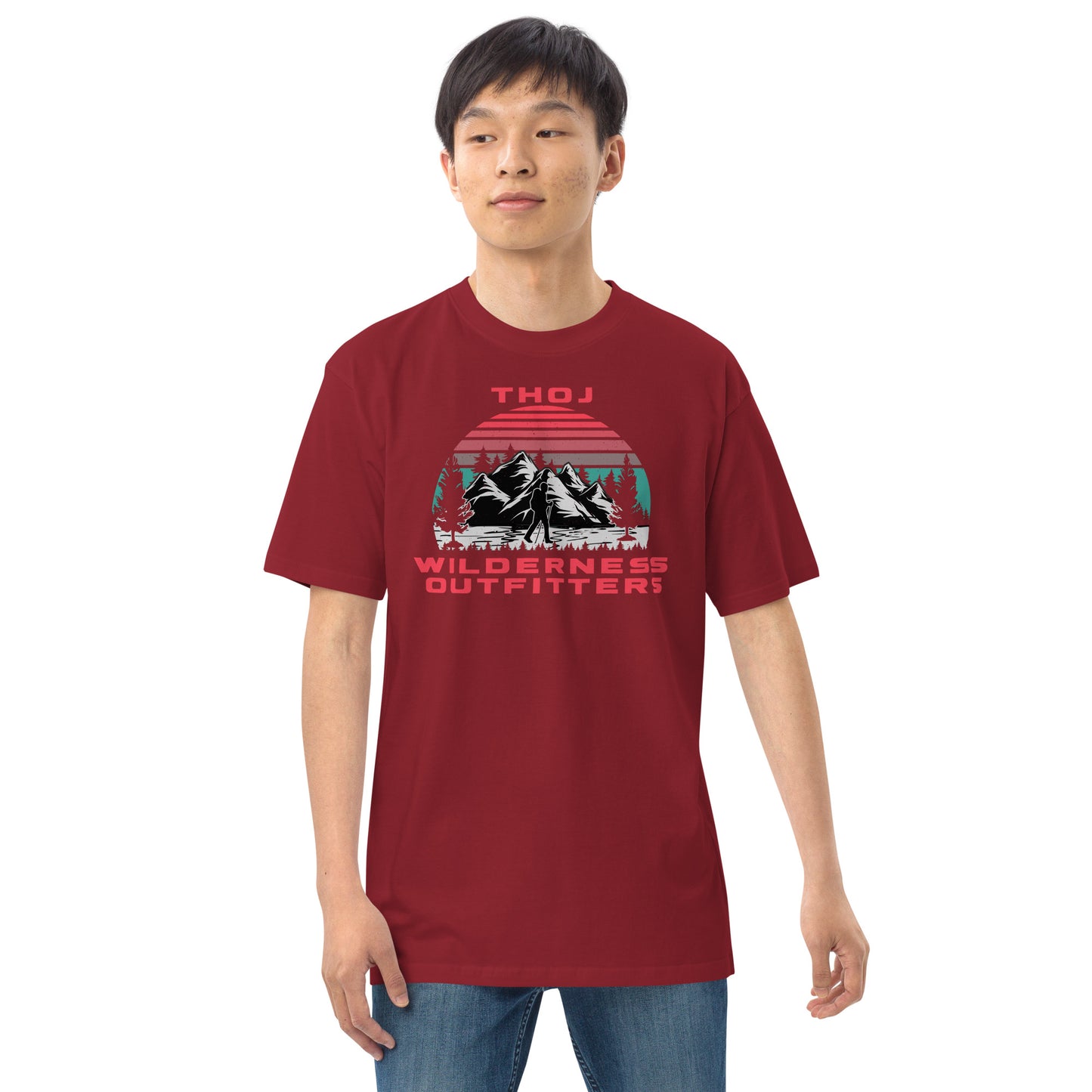 Thoj Wilderness Outfitters Hiker, Men’s premium heavyweight tee