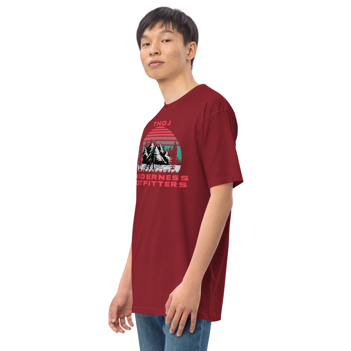Thoj Wilderness Outfitters Hiker, Men’s premium heavyweight tee