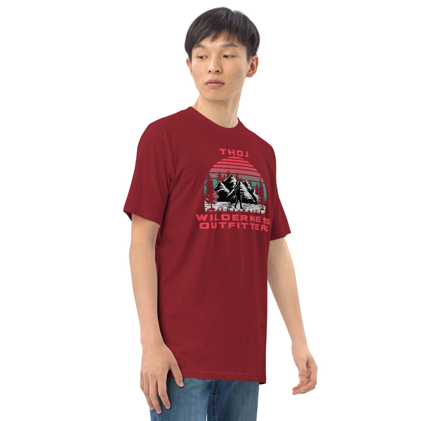 Thoj Wilderness Outfitters Hiker, Men’s premium heavyweight tee