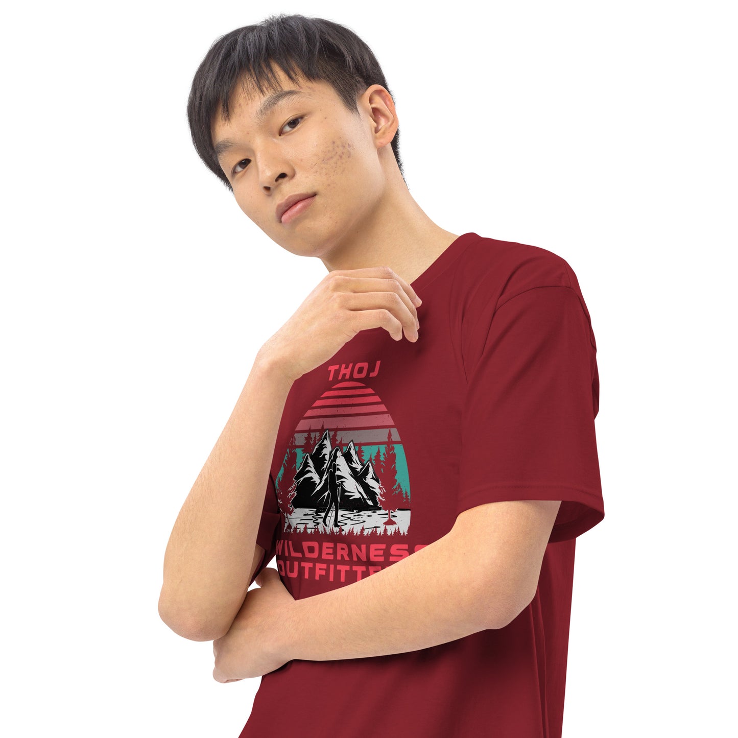 Thoj Wilderness Outfitters Hiker, Men’s premium heavyweight tee
