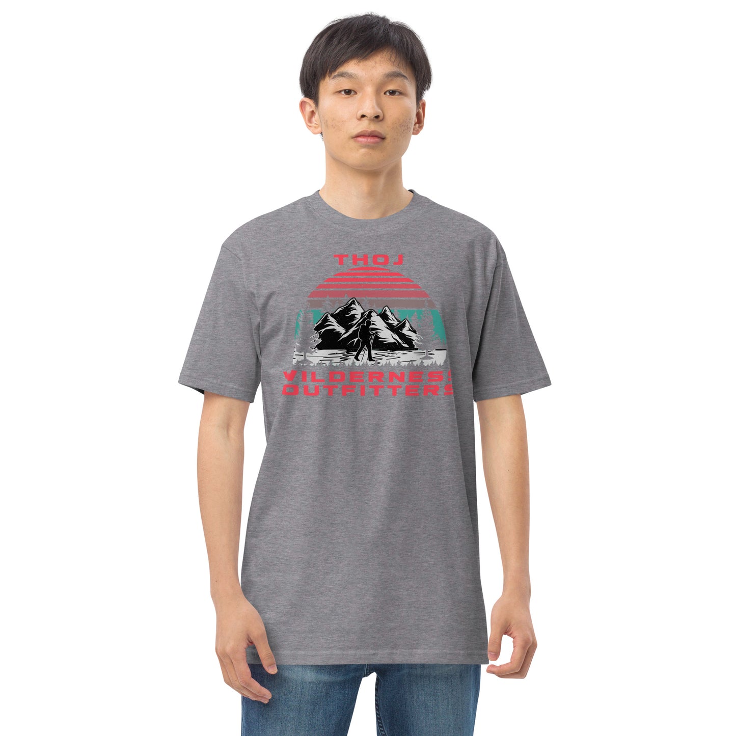 Thoj Wilderness Outfitters Hiker, Men’s premium heavyweight tee