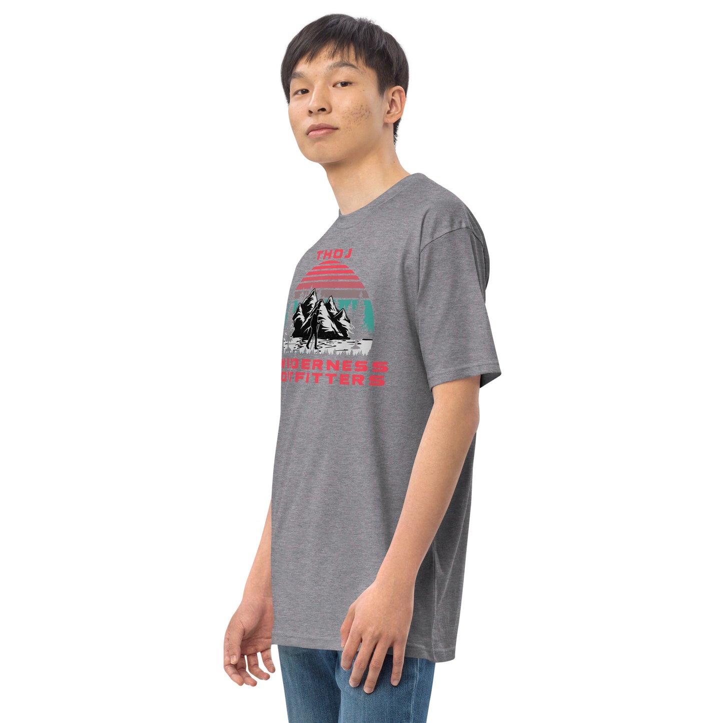 Thoj Wilderness Outfitters Hiker, Men’s premium heavyweight tee