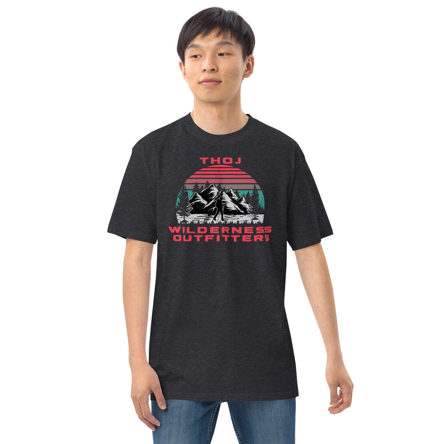 Thoj Wilderness Outfitters Hiker, Men’s premium heavyweight tee