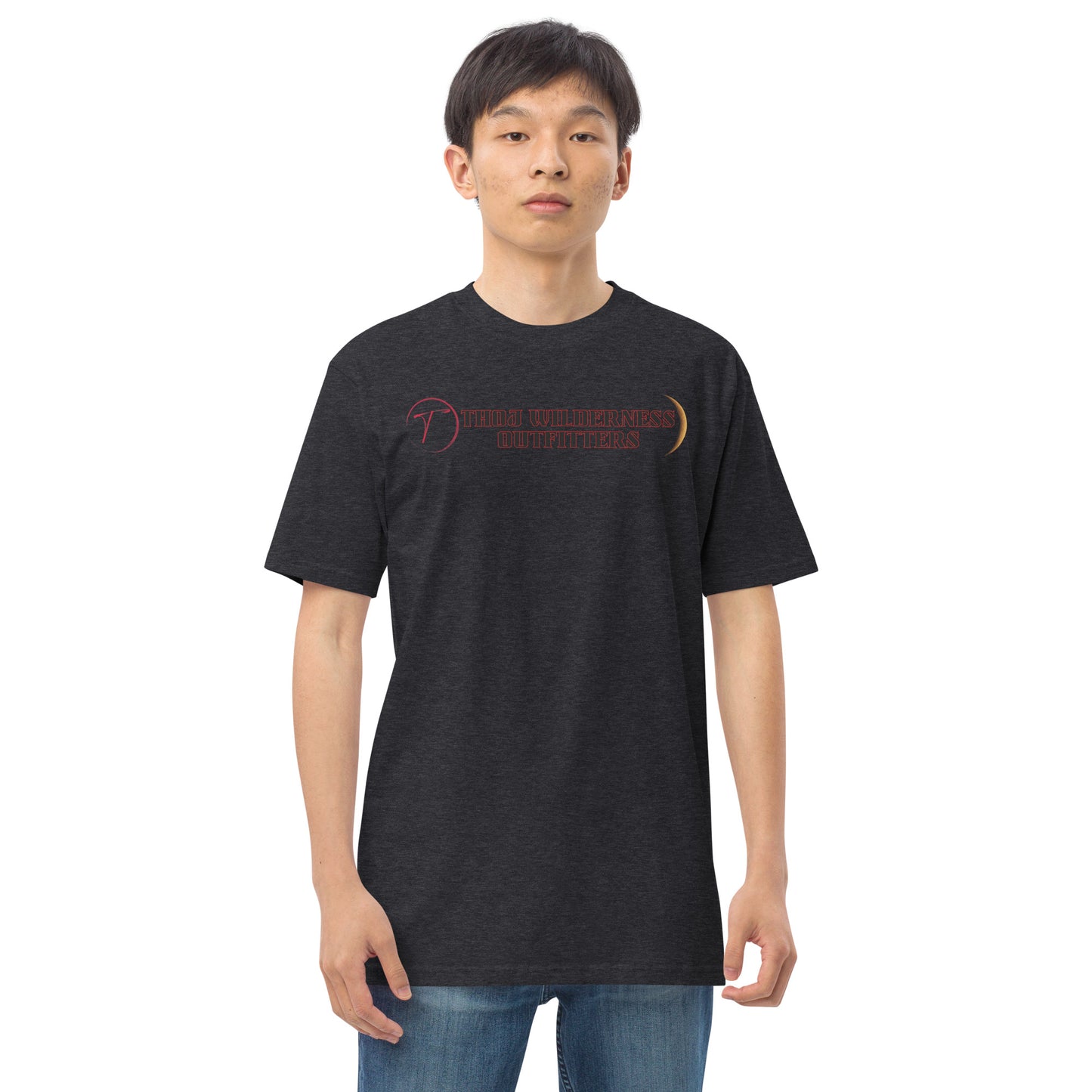 Always Late Because PooPooing, Men’s premium heavyweight tee