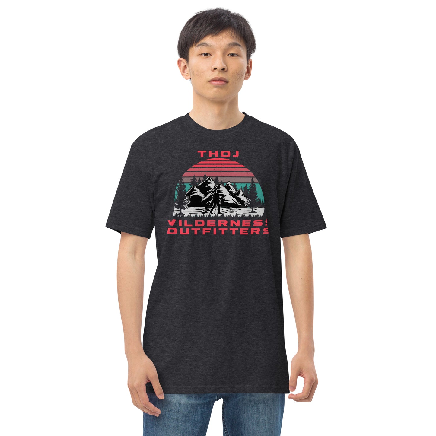 Thoj Wilderness Outfitters Hiker, Men’s premium heavyweight tee