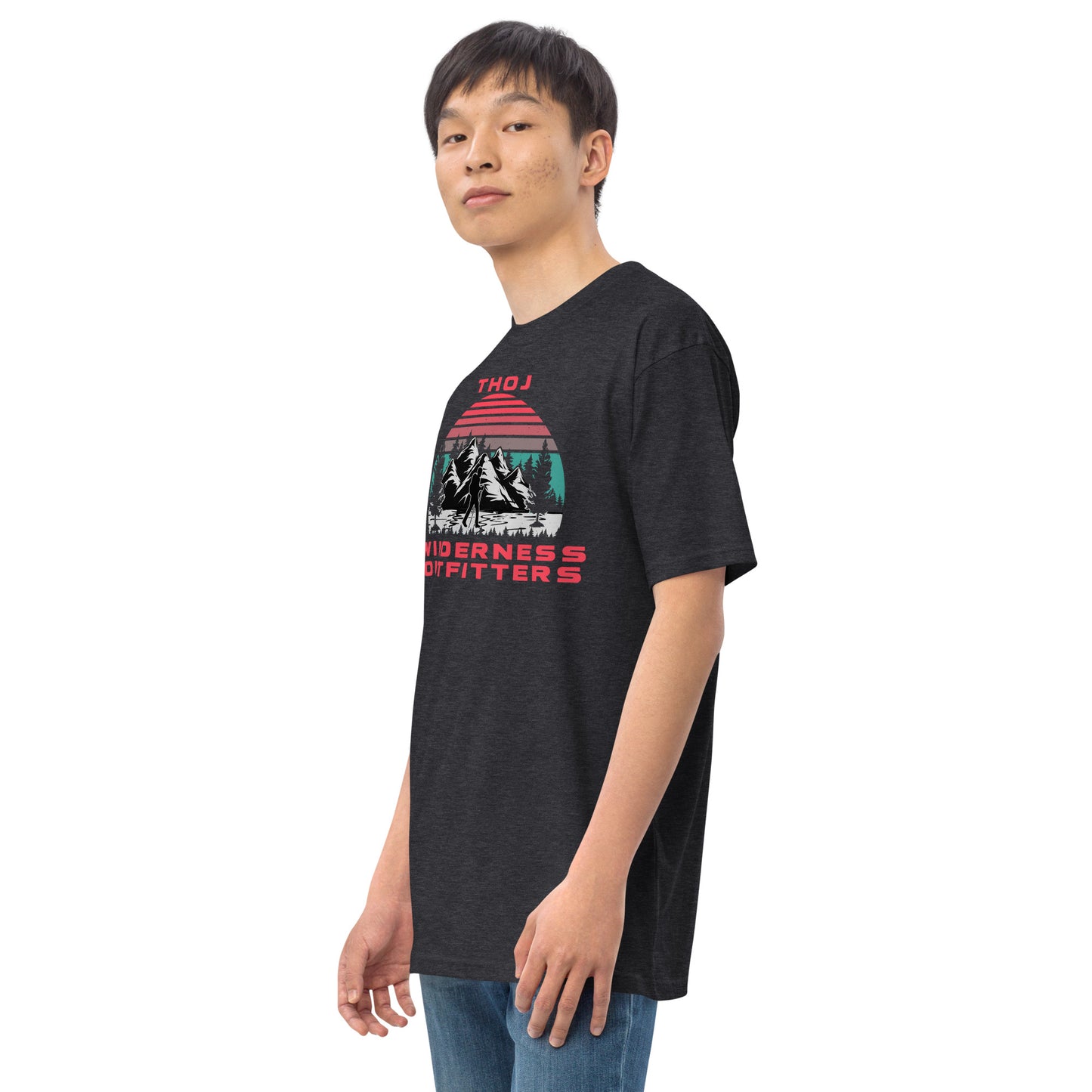 Thoj Wilderness Outfitters Hiker, Men’s premium heavyweight tee