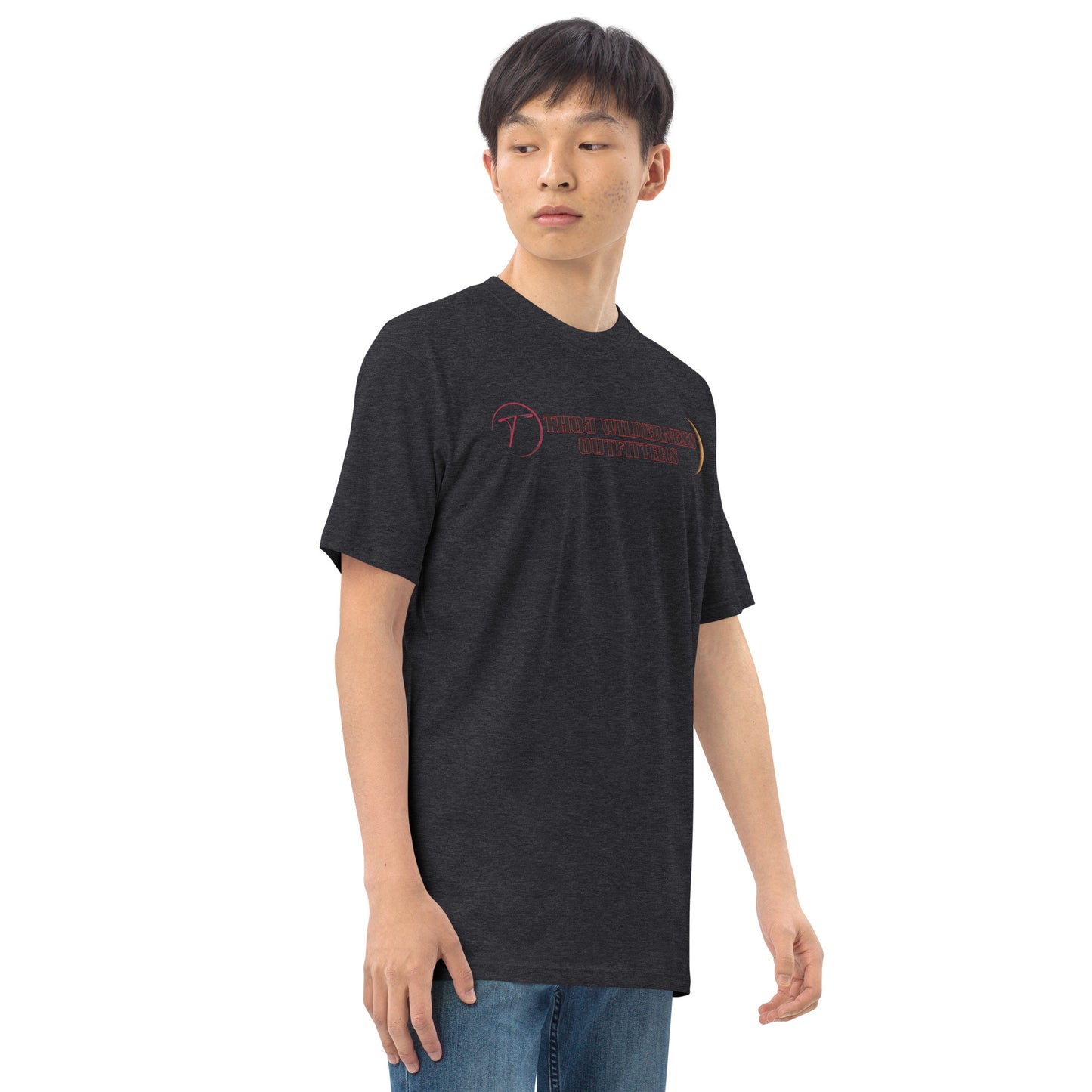 Always Late Because PooPooing, Men’s premium heavyweight tee