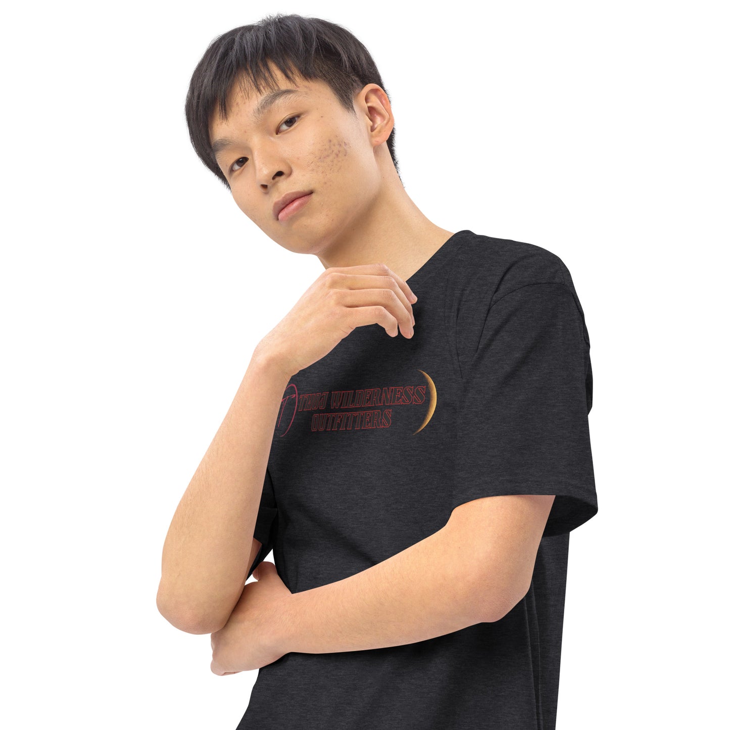Always Late Because PooPooing, Men’s premium heavyweight tee
