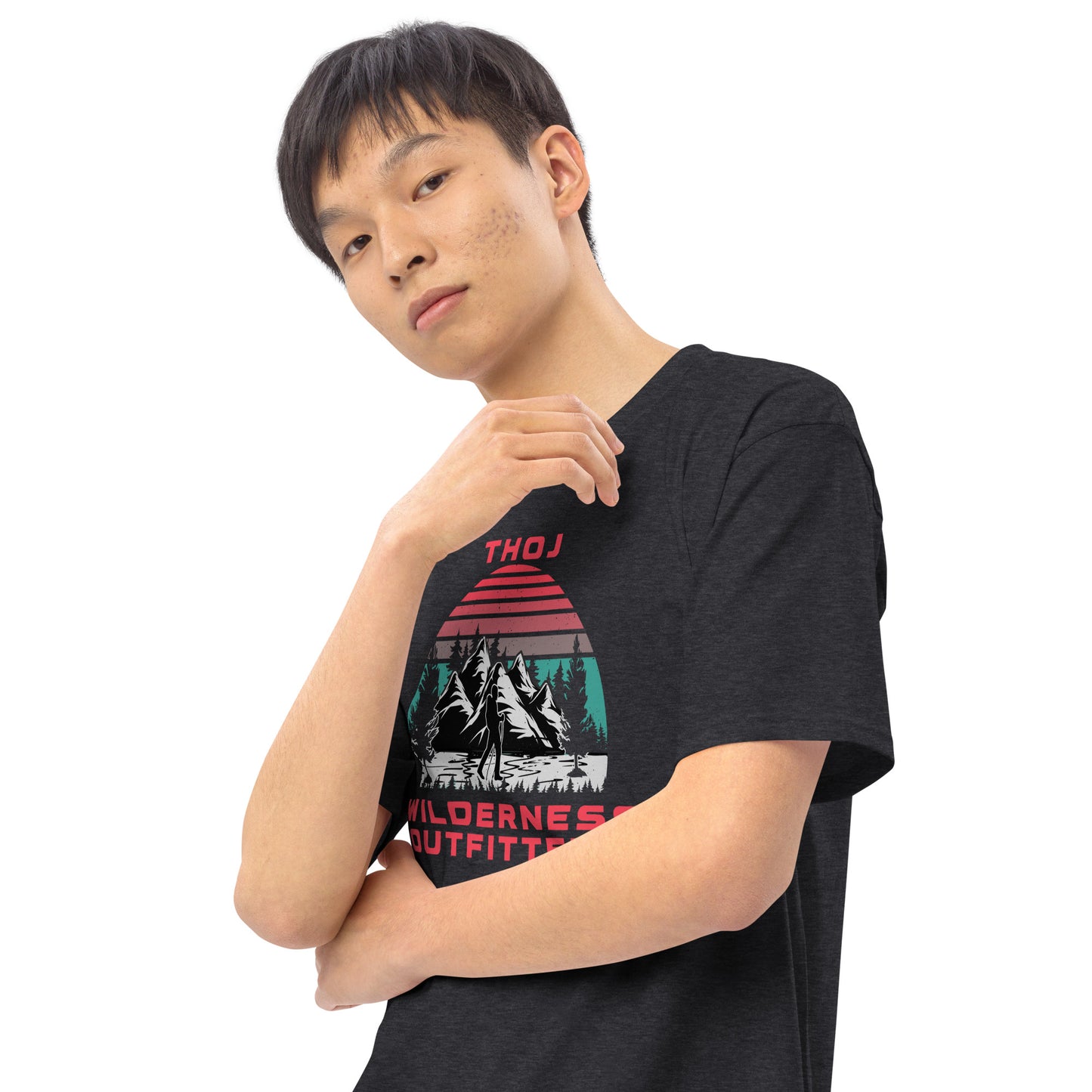 Thoj Wilderness Outfitters Hiker, Men’s premium heavyweight tee