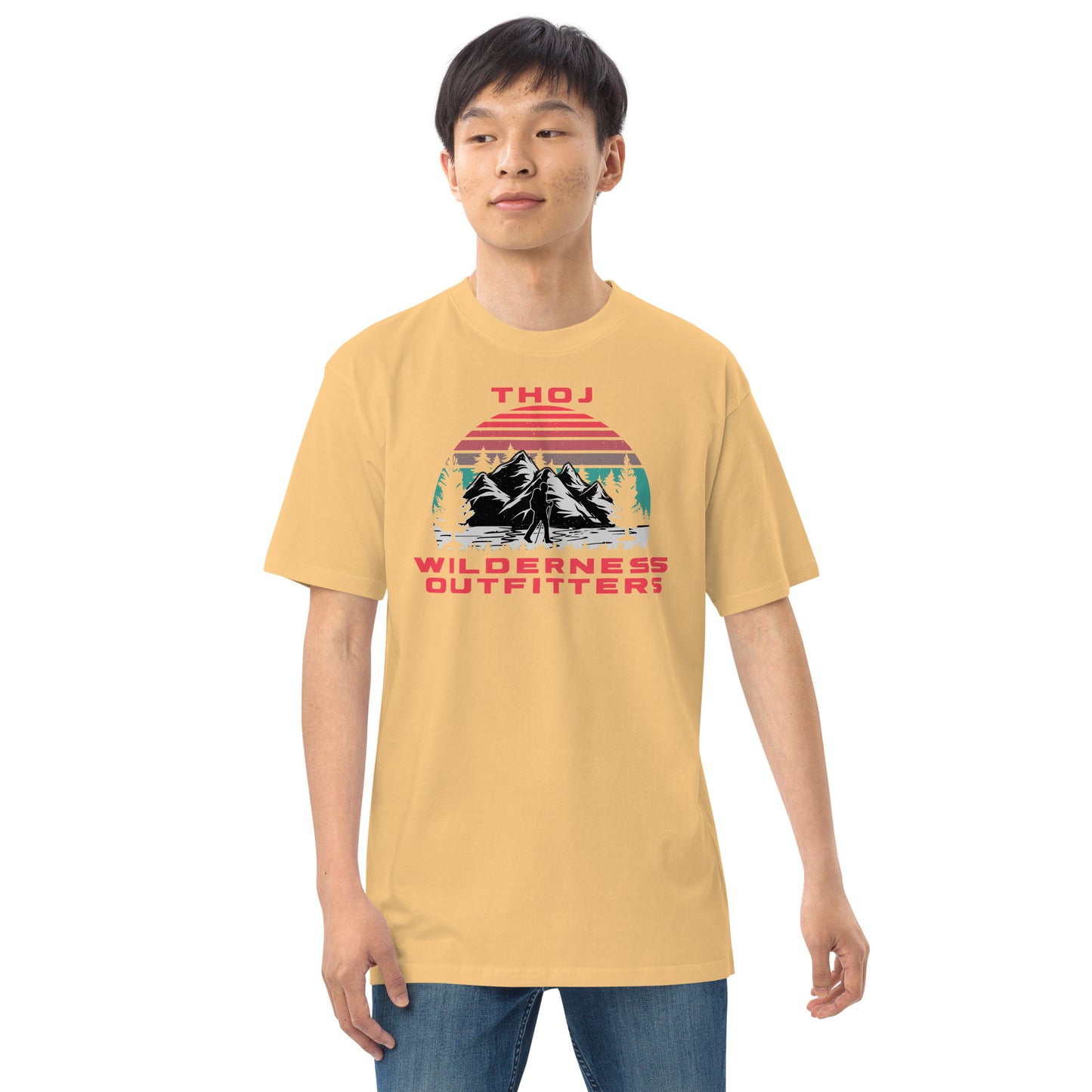 Thoj Wilderness Outfitters Hiker, Men’s premium heavyweight tee