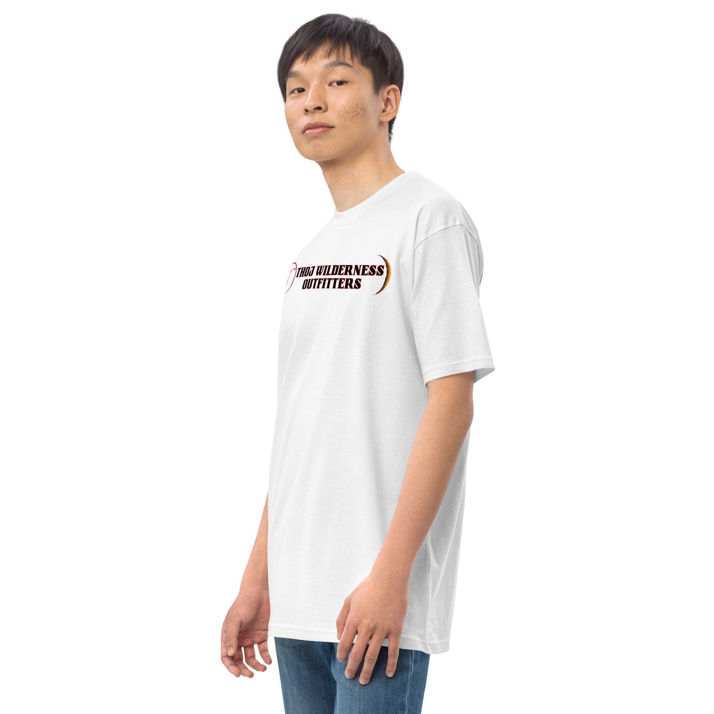 Always Late Because PooPooing, Men’s premium heavyweight tee
