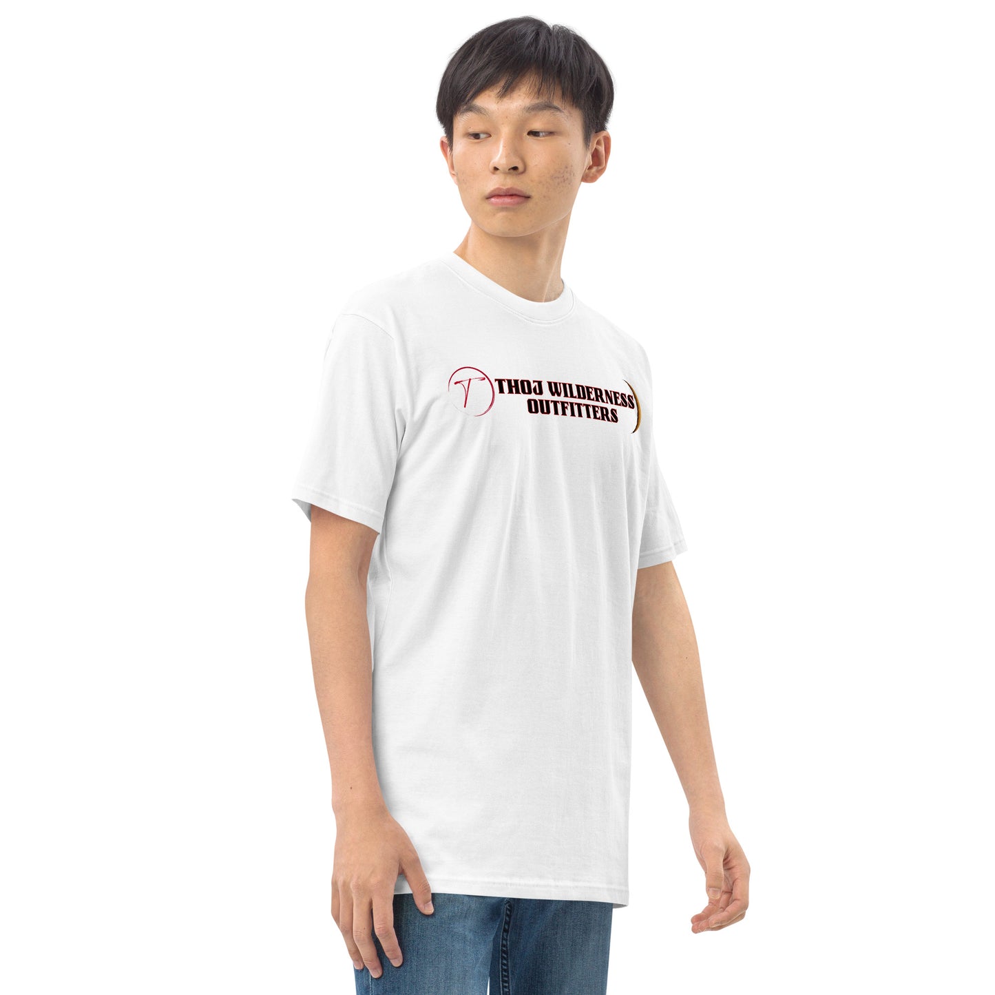 Always Late Because PooPooing, Men’s premium heavyweight tee