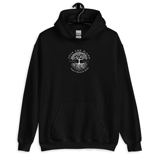 Embordery Center, Joua Lao White-Unisex Hoodie