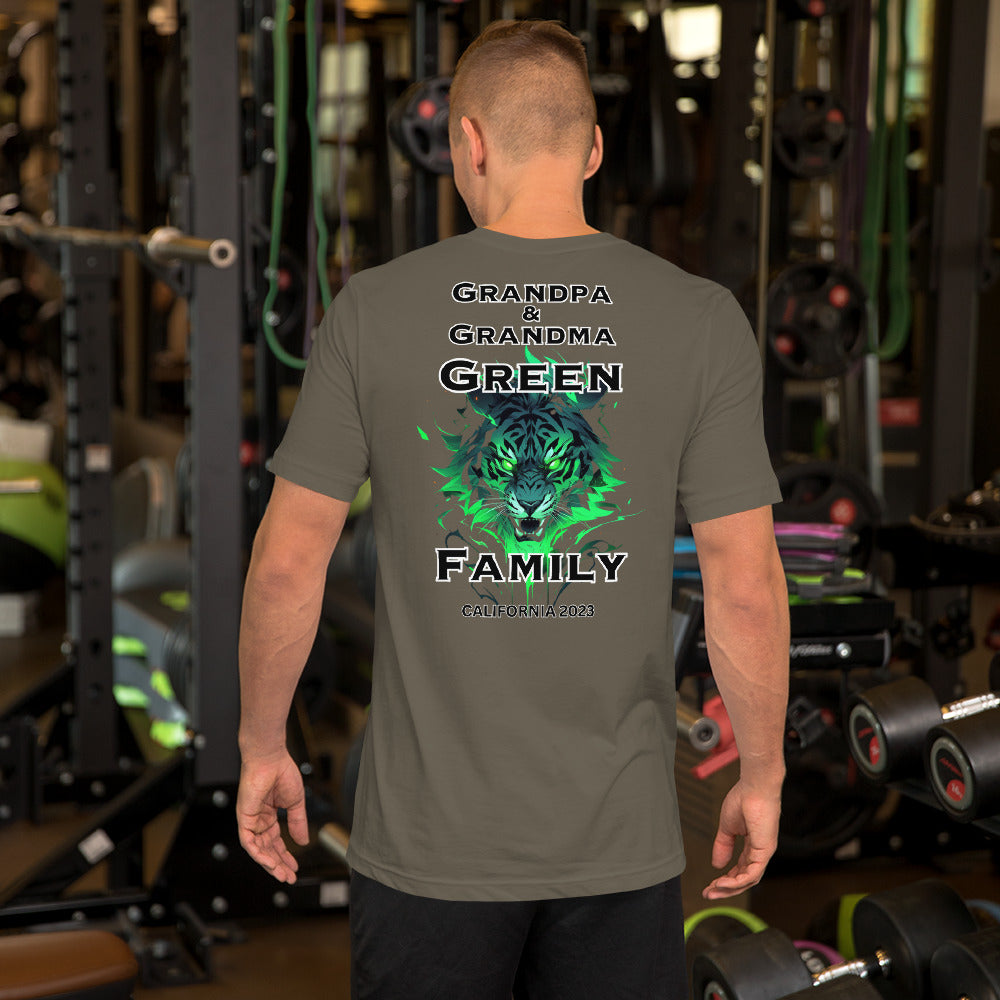 Green Tiger Fam, Unisex t-shirt