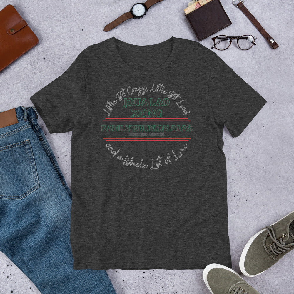 Little Crazy Fam Design-Unisex t-shirt