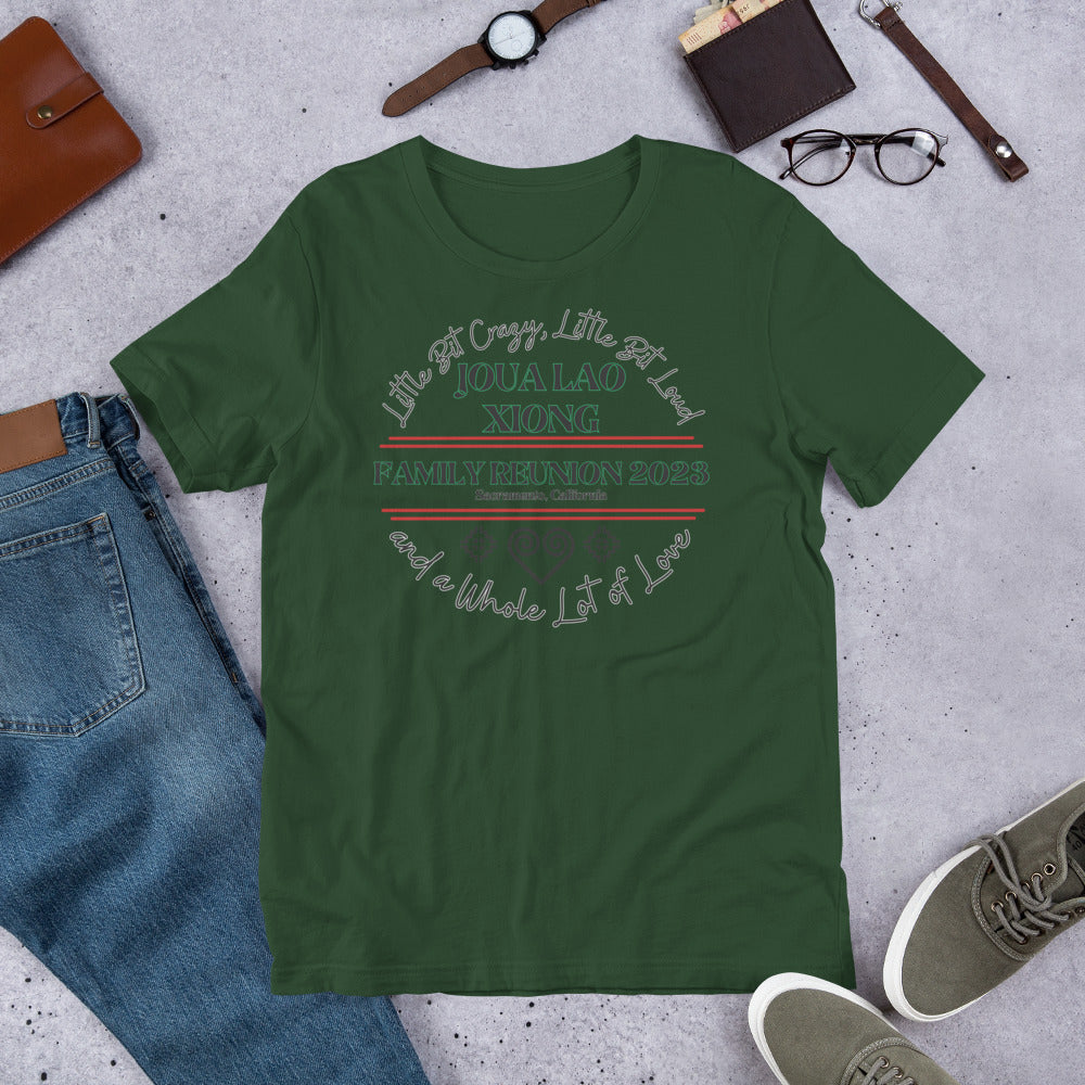 Little Crazy Fam Design-Unisex t-shirt