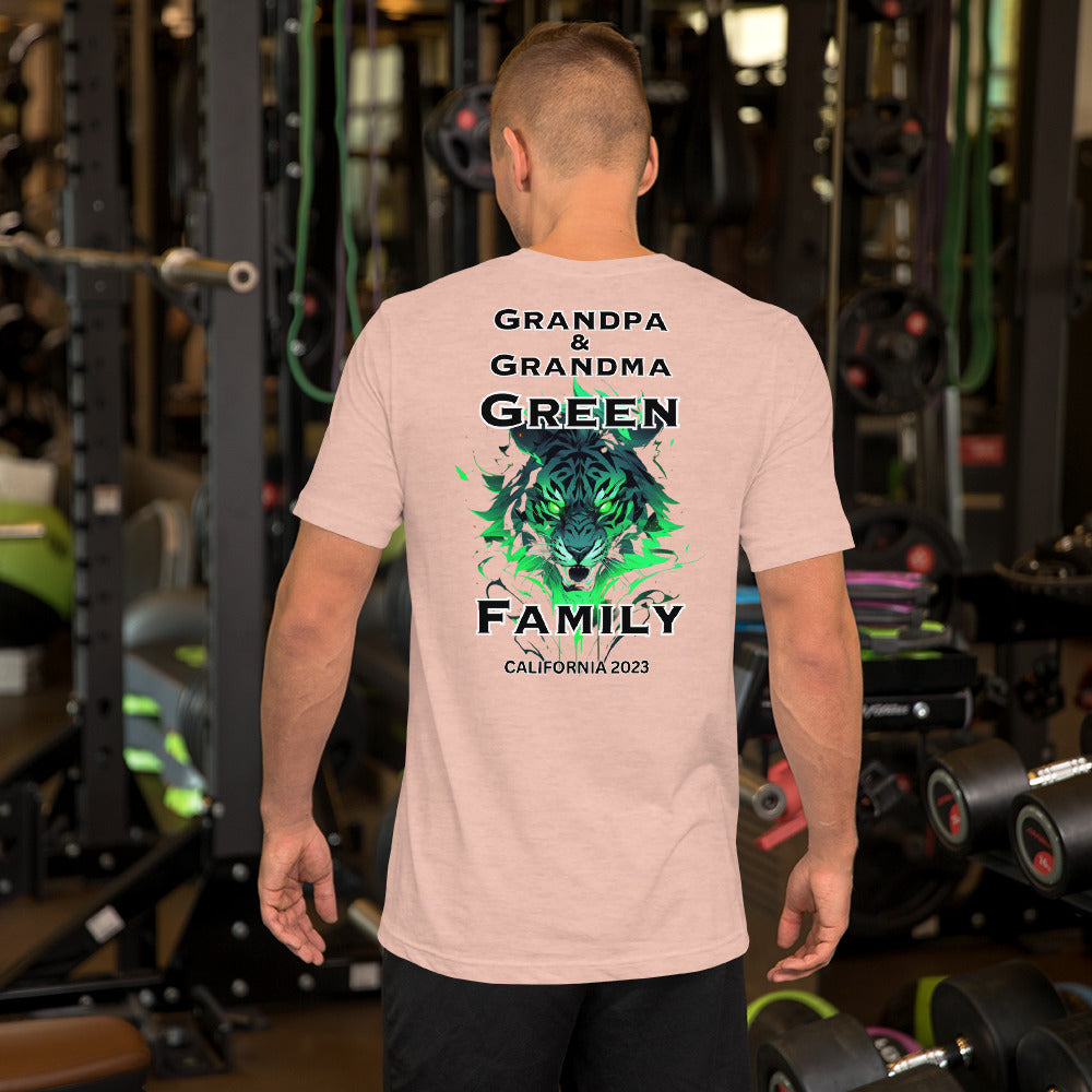 Green Tiger Fam, Unisex t-shirt