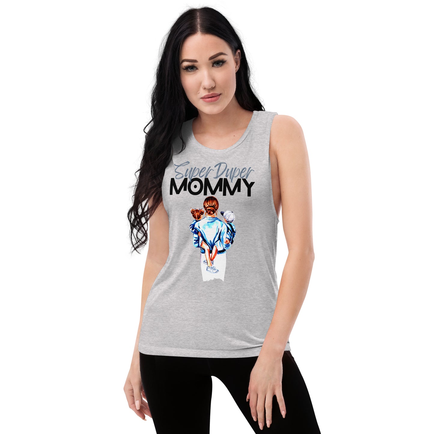 Super Duper Mom, Ladies’ Muscle Tank
