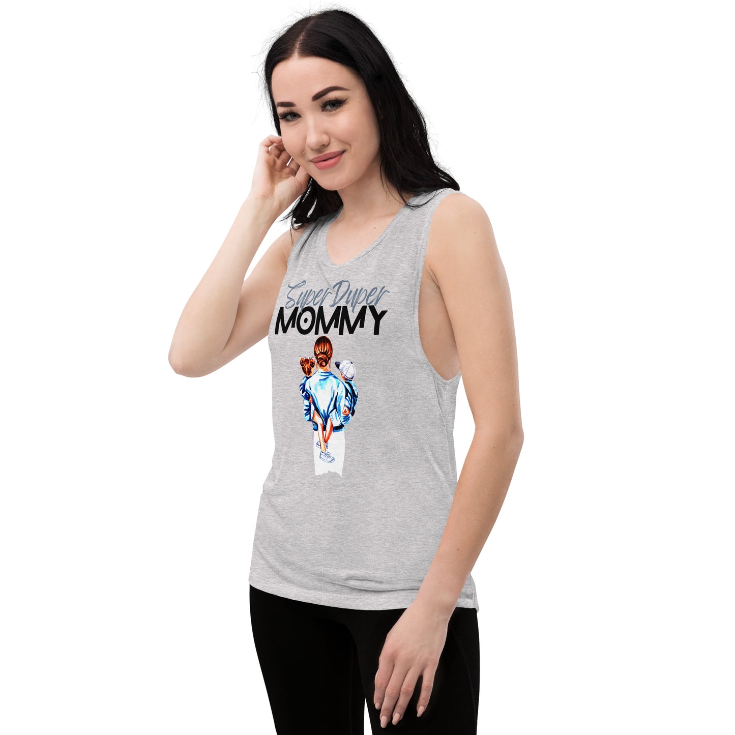 Super Duper Mom, Ladies’ Muscle Tank