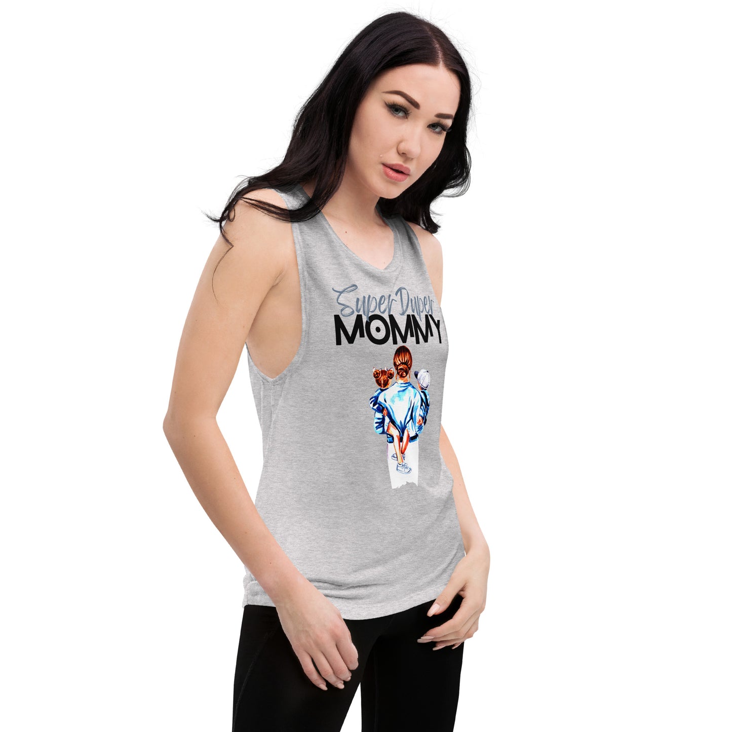 Super Duper Mom, Ladies’ Muscle Tank