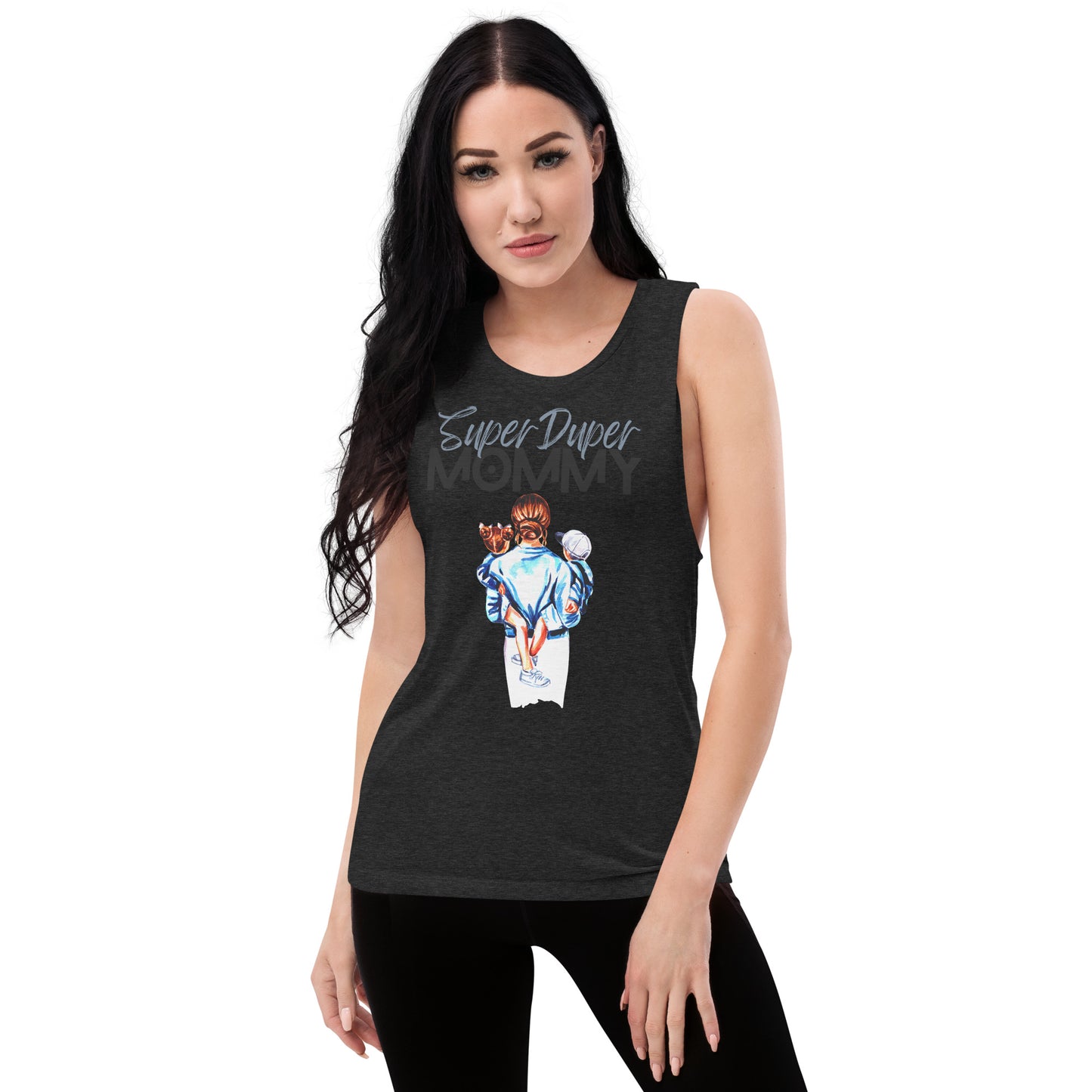 Super Duper Mom, Ladies’ Muscle Tank