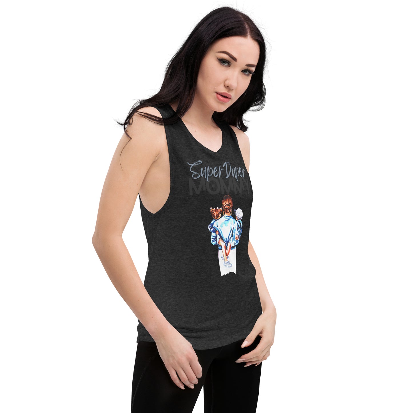 Super Duper Mom, Ladies’ Muscle Tank