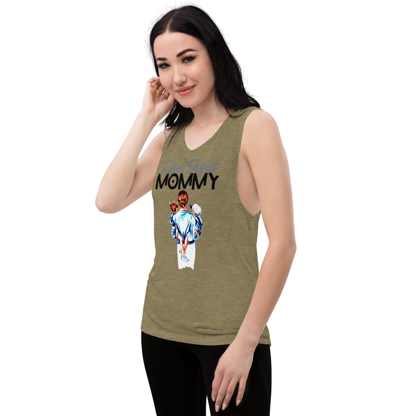 Super Duper Mom, Ladies’ Muscle Tank